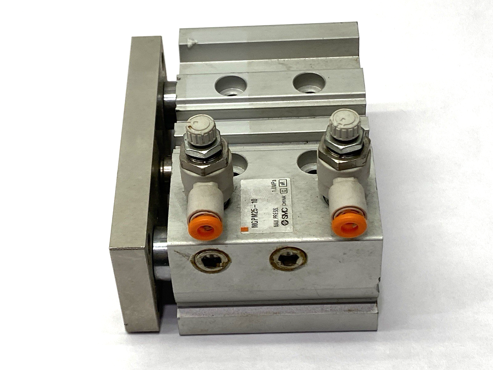 SMC MGPM25-10 Compact Pneumatic Guide Cylinder - Maverick Industrial Sales