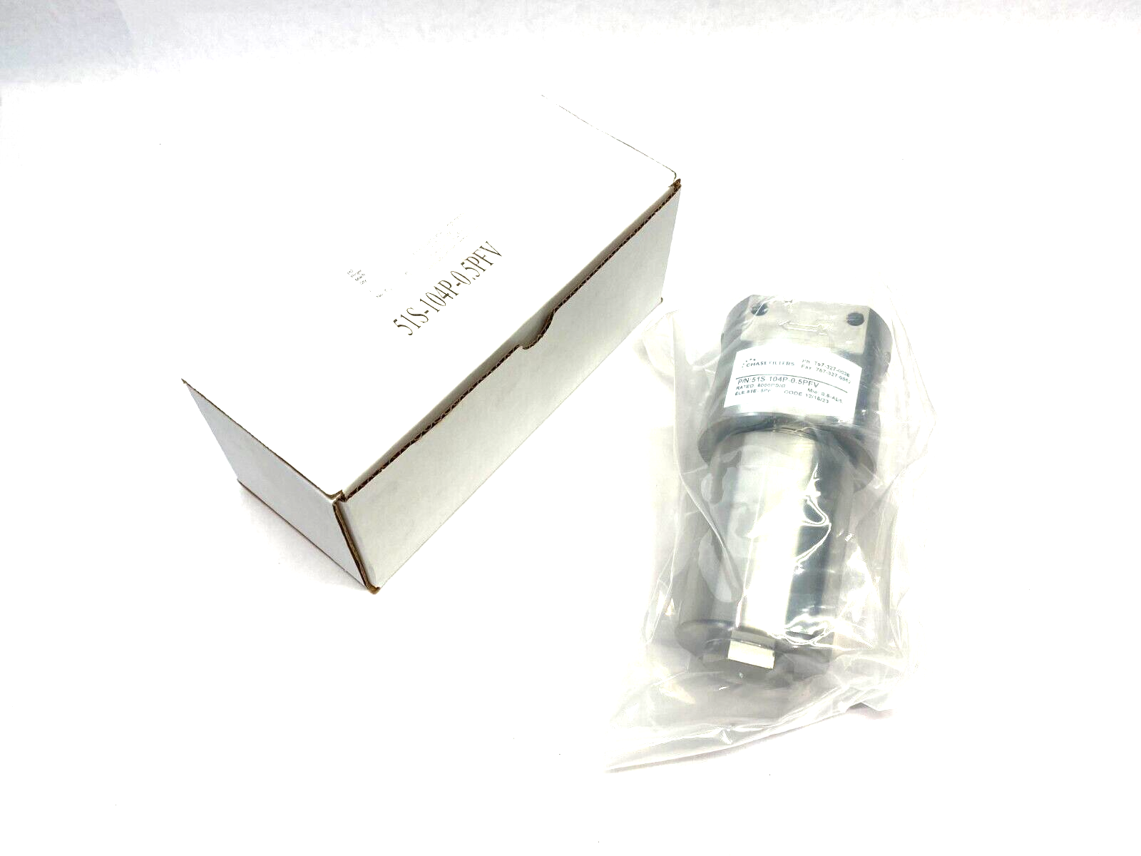 Chase Filters 51S-104P-0.5PFV T-Type Ultra High Pressure Filter 6000PSIG - Maverick Industrial Sales