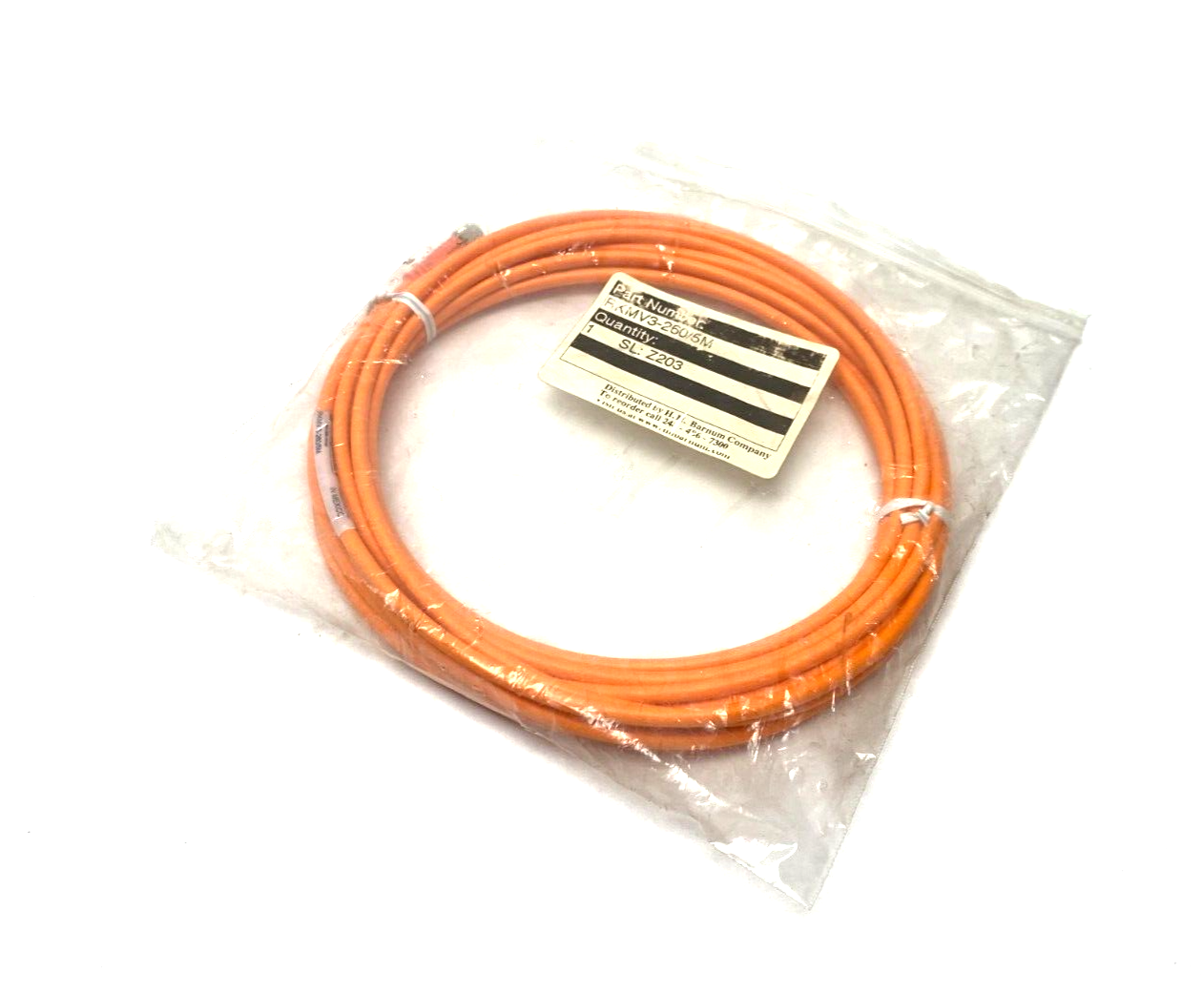 Lumberg RMKV 3-260/5M Straight Female Single Ended Control Cable - Maverick Industrial Sales