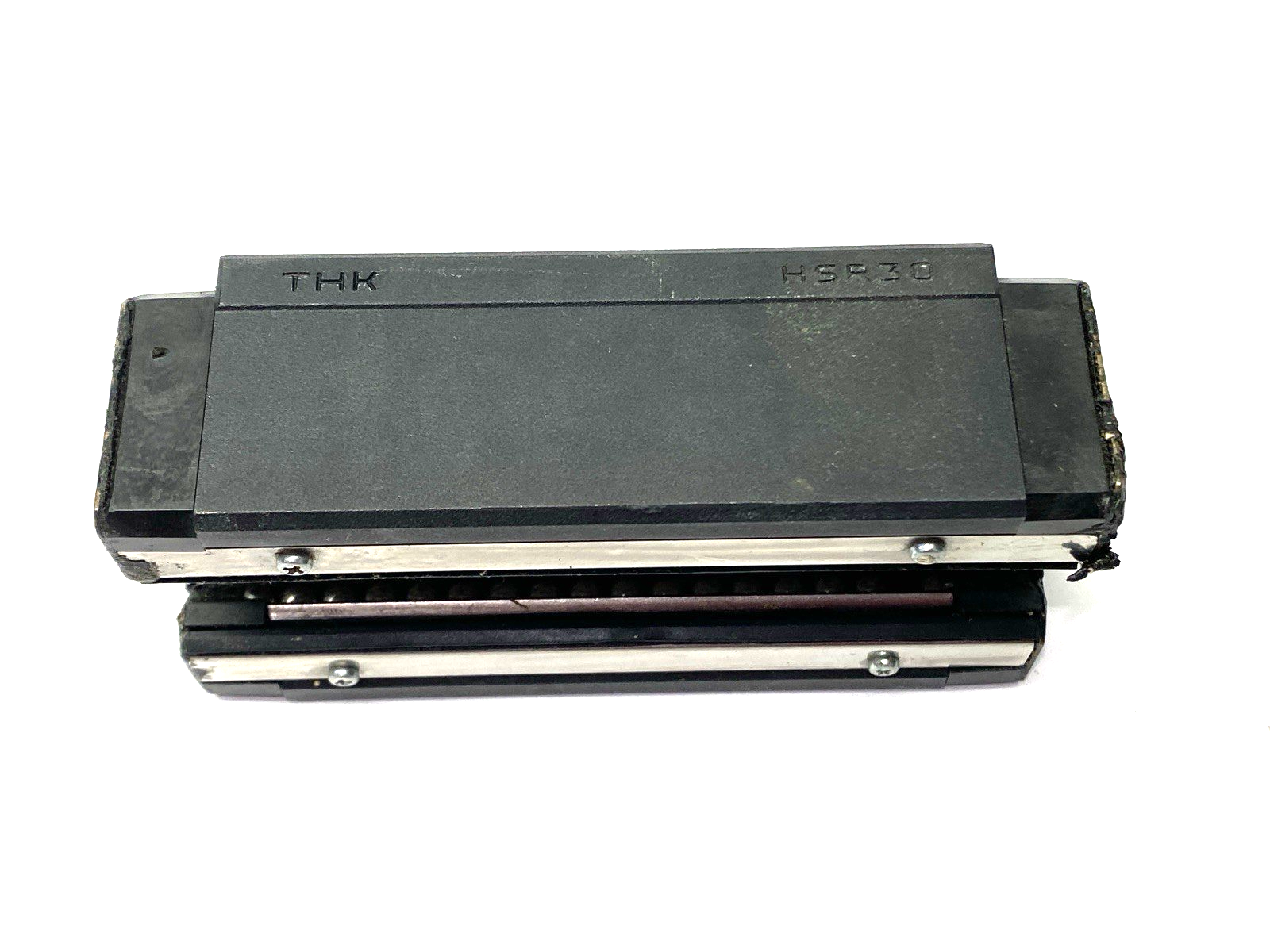 HSR30LR1SS | THK Linear Guide Block 45mm H 60mm W DAMAGED END SEAL SHELFWARE - New – Open box - Maverick Industrial Sales