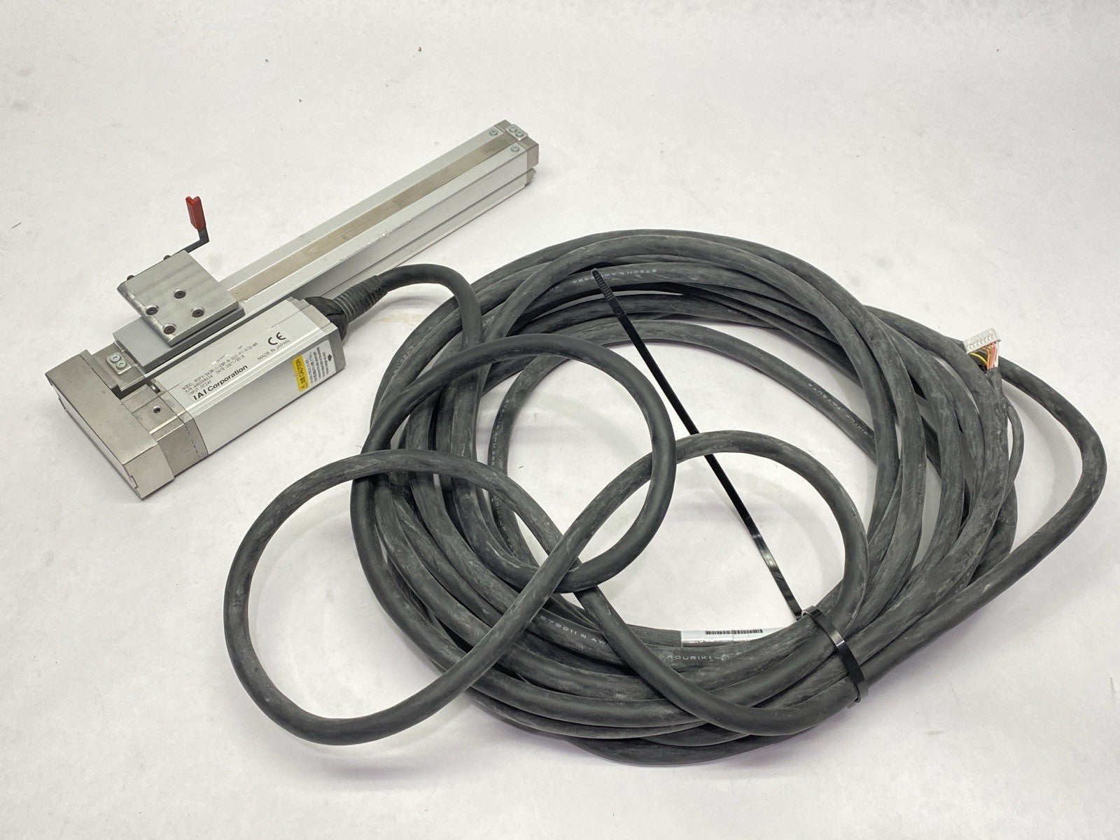 RCP3-SA3R-I-28P-6-200-P1-X10-MR | IAI ROBO Cylinder 200mm Stroke w/ CB-PCS-MPA100 - For parts or not working - Maverick Industrial Sales