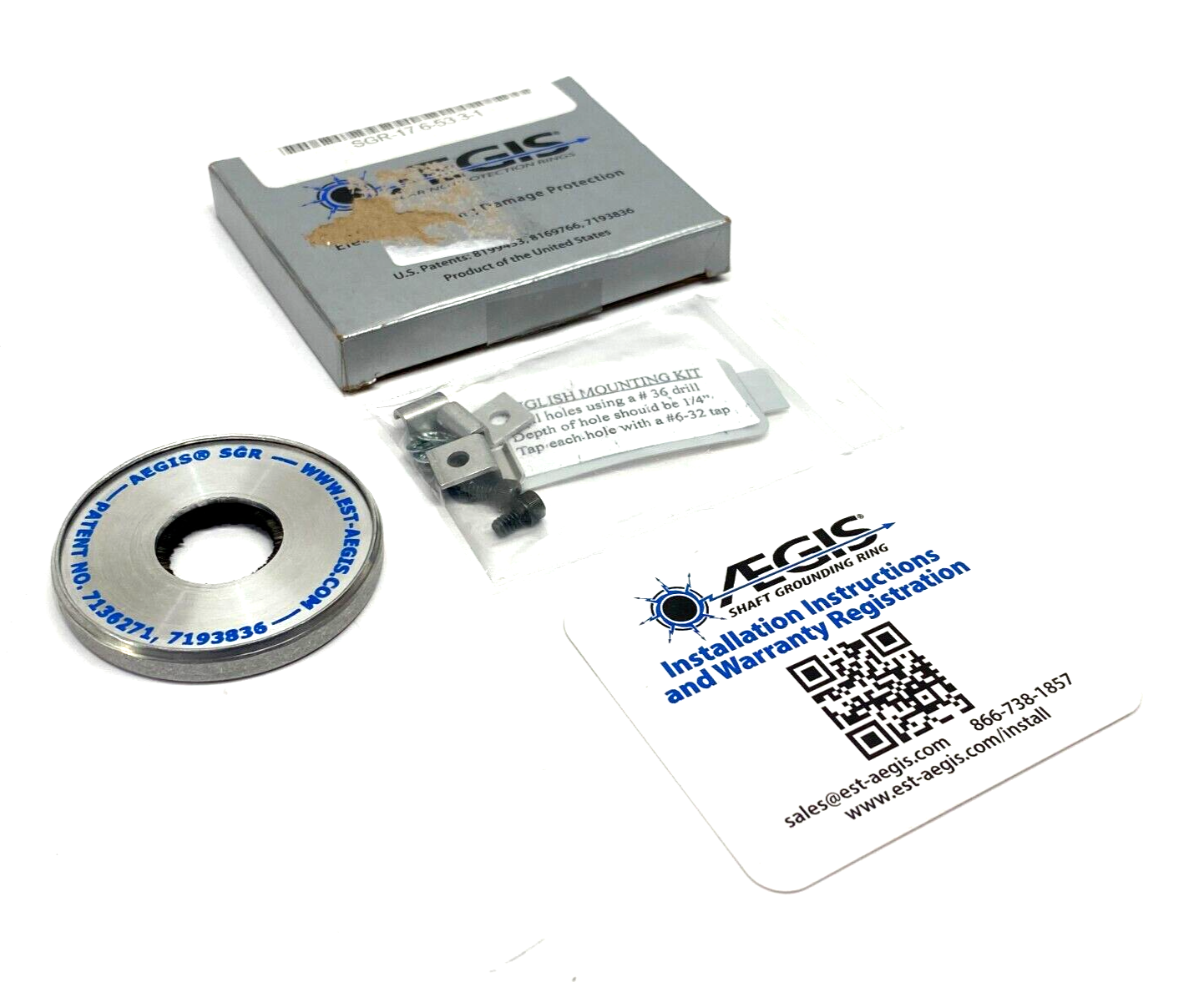 Aegis SGR-17.6-53.3-1 Motor Shaft Filter Grounding Bearing - Maverick Industrial Sales