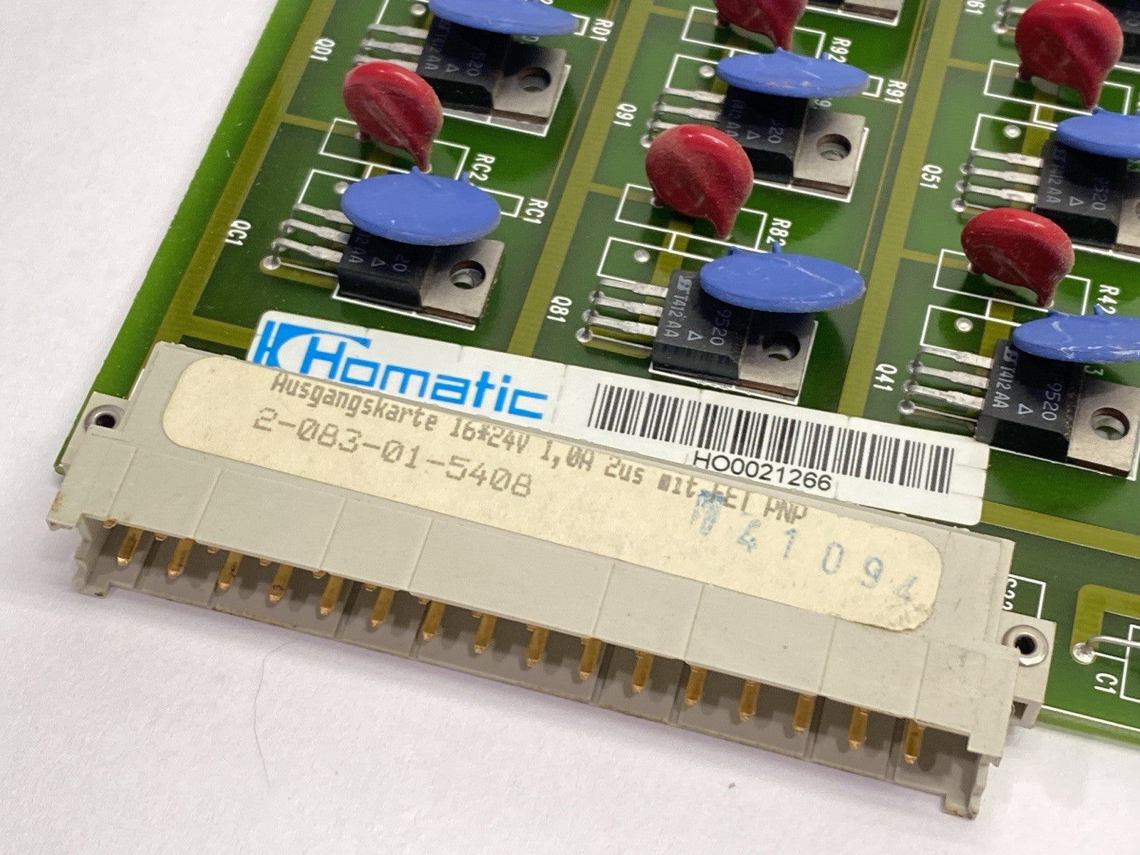 Homatic 2-083-01-5408 PC Control Output Board - For parts or not working - Maverick Industrial Sales