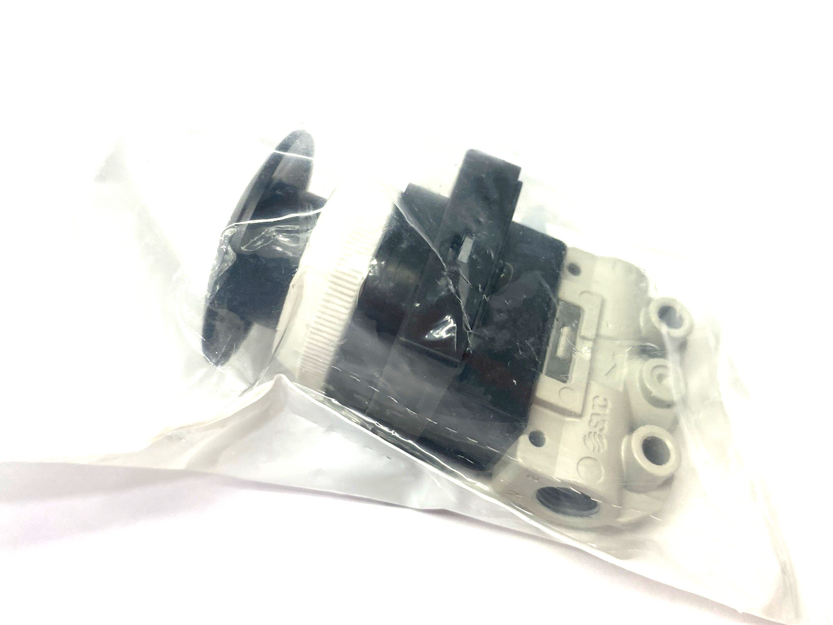 VM130-N01-30BA | SMC Mechanical Poppet Valve, Push Activated, Body Port 1/8" NPT - New - Maverick Industrial Sales