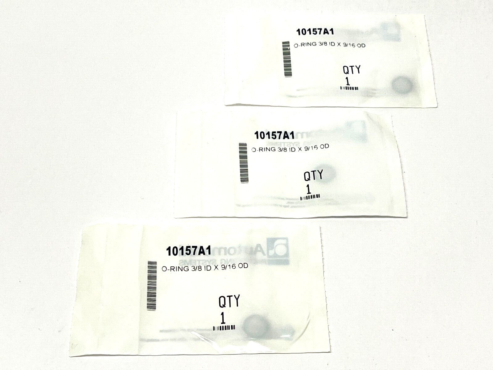 Automated Packaging Systems 10157A1 O-Ring 3/8" ID x 9/16" OD LOT OF 3 - Maverick Industrial Sales