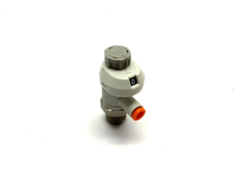 SMC AS2201FS-N02-03 Speed Control Fitting w/ Scale 1/4" NPT Thread 5/32" OD Tube - Maverick Industrial Sales