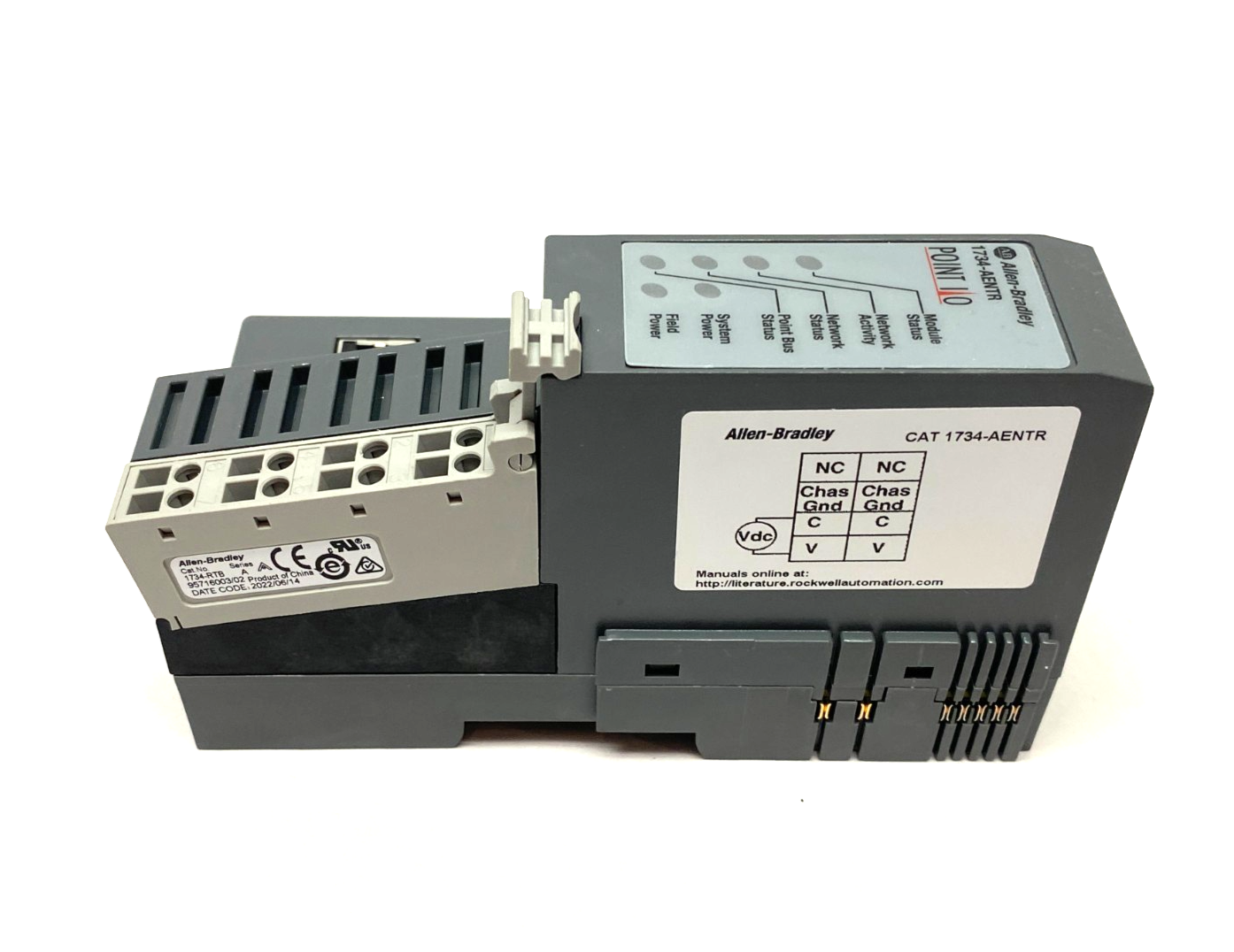 1734-AENTR | Allen Bradley Ser. C 2-Port EtherNet/IP I/O Adapter Module - New – Open box - Maverick Industrial Sales