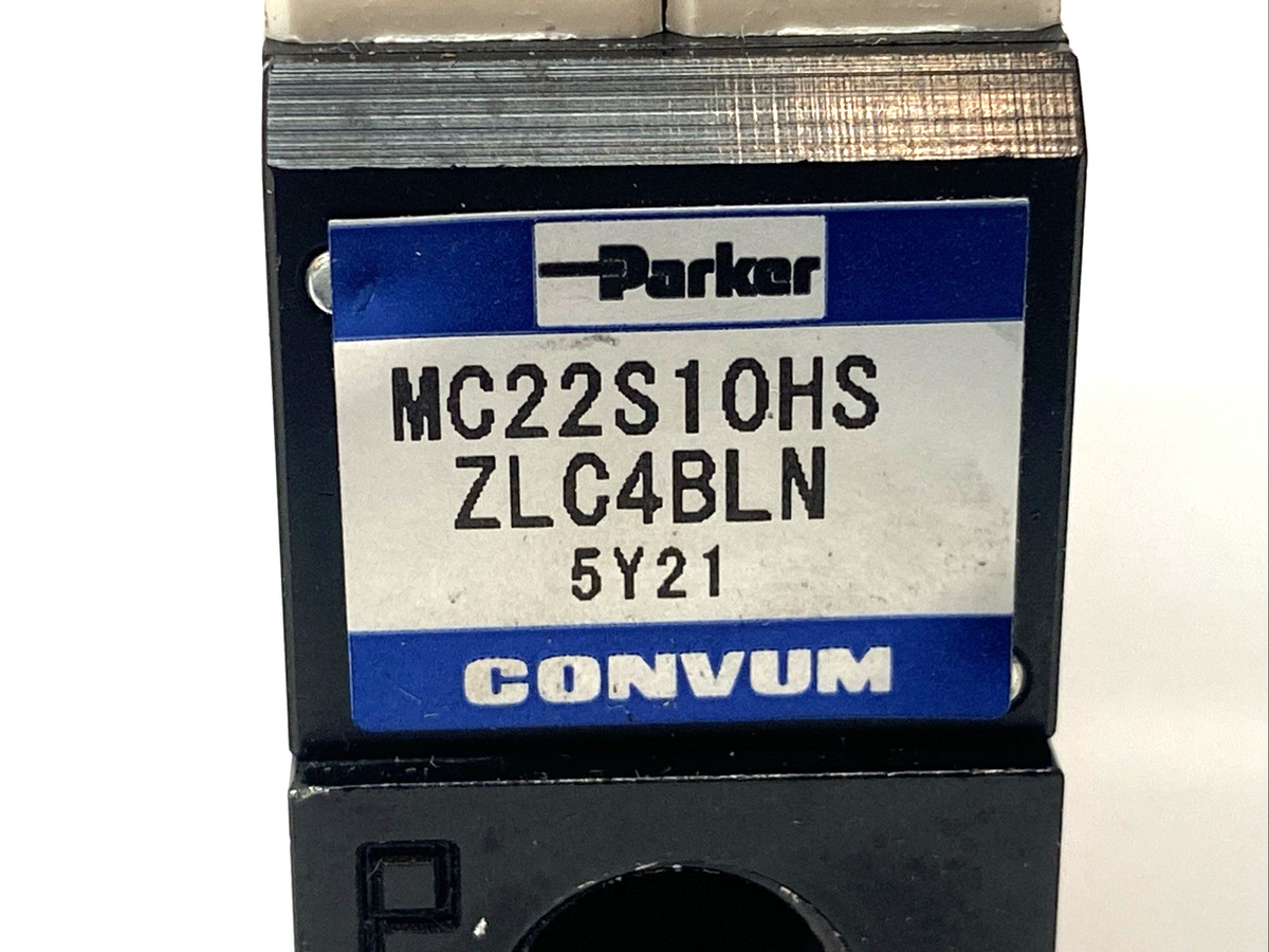 Parker Convum MC22S10HSZLC4BLN Vacuum Generator Valve - Maverick Industrial Sales