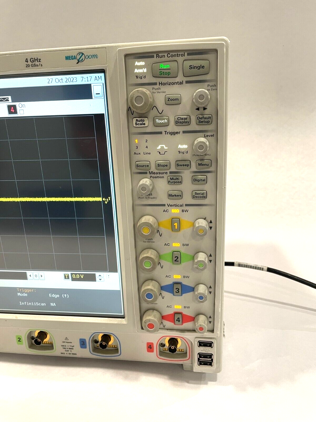 Agilent Technologies Infiniium DSO9404A Digital Storage Oscilloscope 4 GHz, 4CH - Maverick Industrial Sales