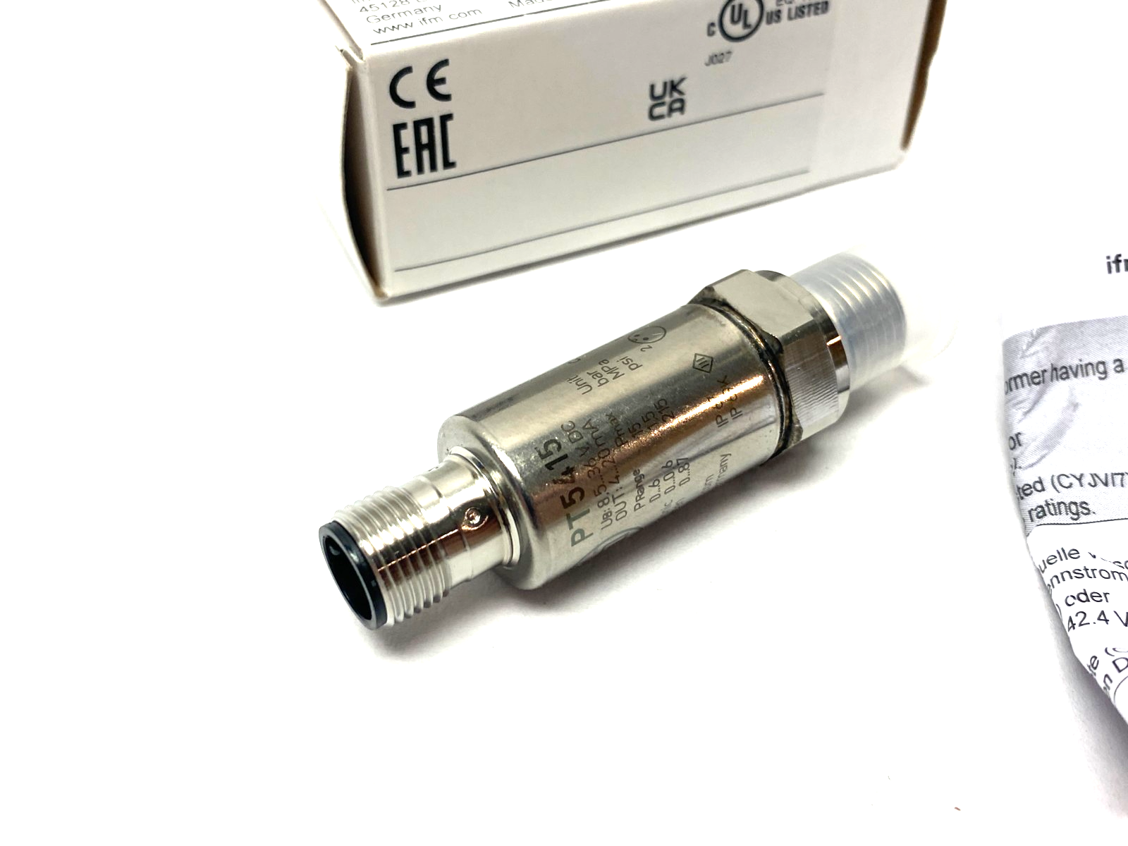 Ifm PT5415 Pressure Transmitter PT-006-SEG14-A-ZVG/US/ /W - Maverick Industrial Sales