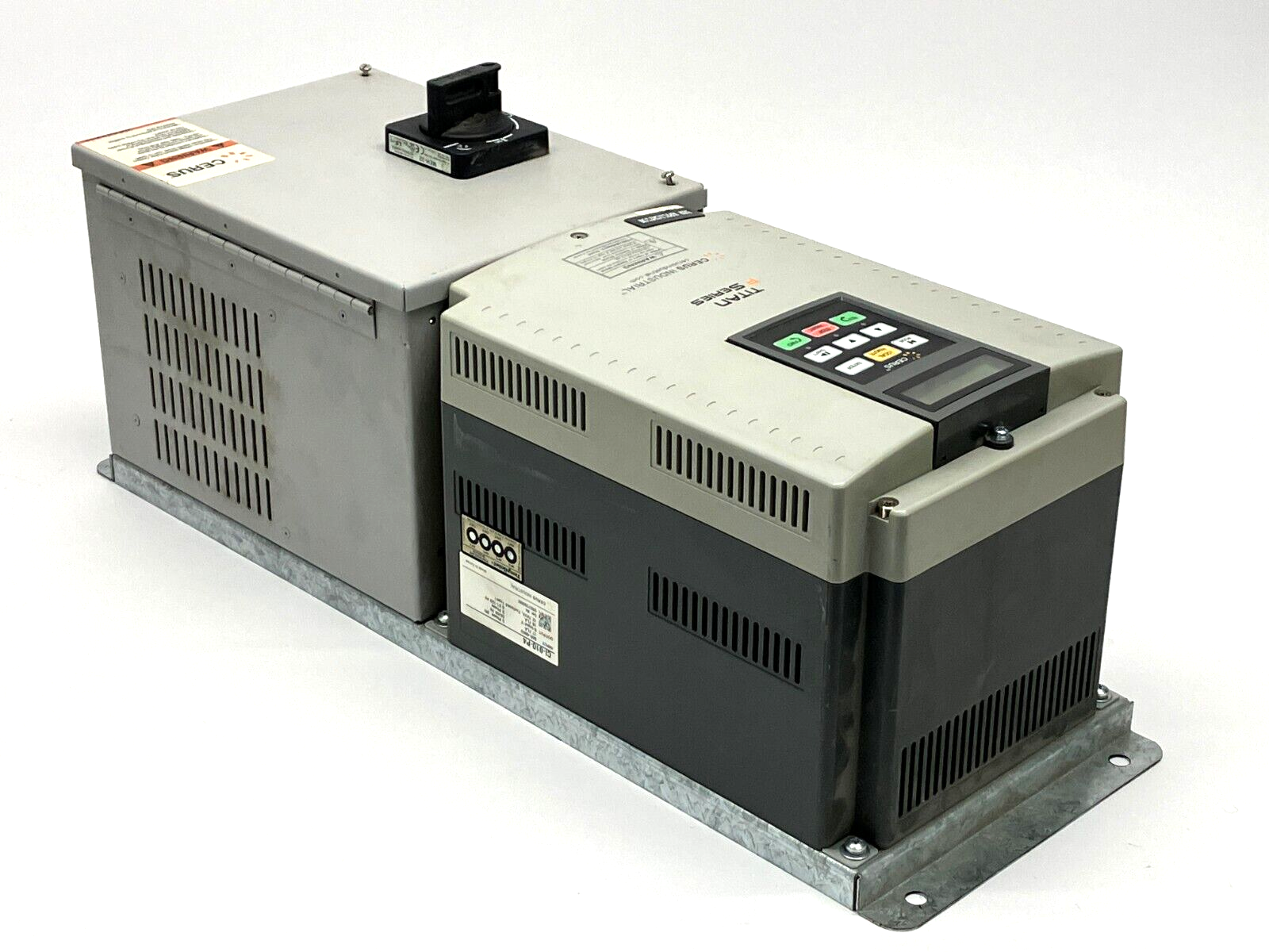 Cerus CI-010-P4 Titan P Series 5HP Variable Frequency Drive w/ CIE1-ED005-P4/D - Maverick Industrial Sales