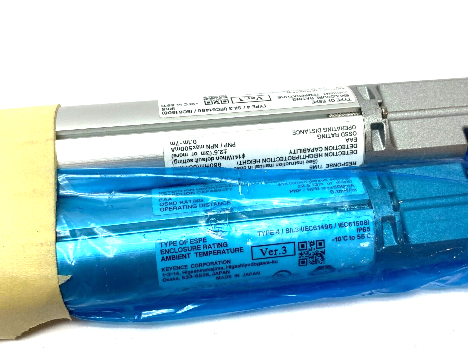 Keyence SL-V87F Safety Light Curtain Transmitter & Receiver Set 87 Optical Axes - Maverick Industrial Sales