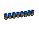 Festo QS-G1/8-6 Push-In Fitting Male Thread 6mm OD Tube 186096 LOT OF 8 - Maverick Industrial Sales