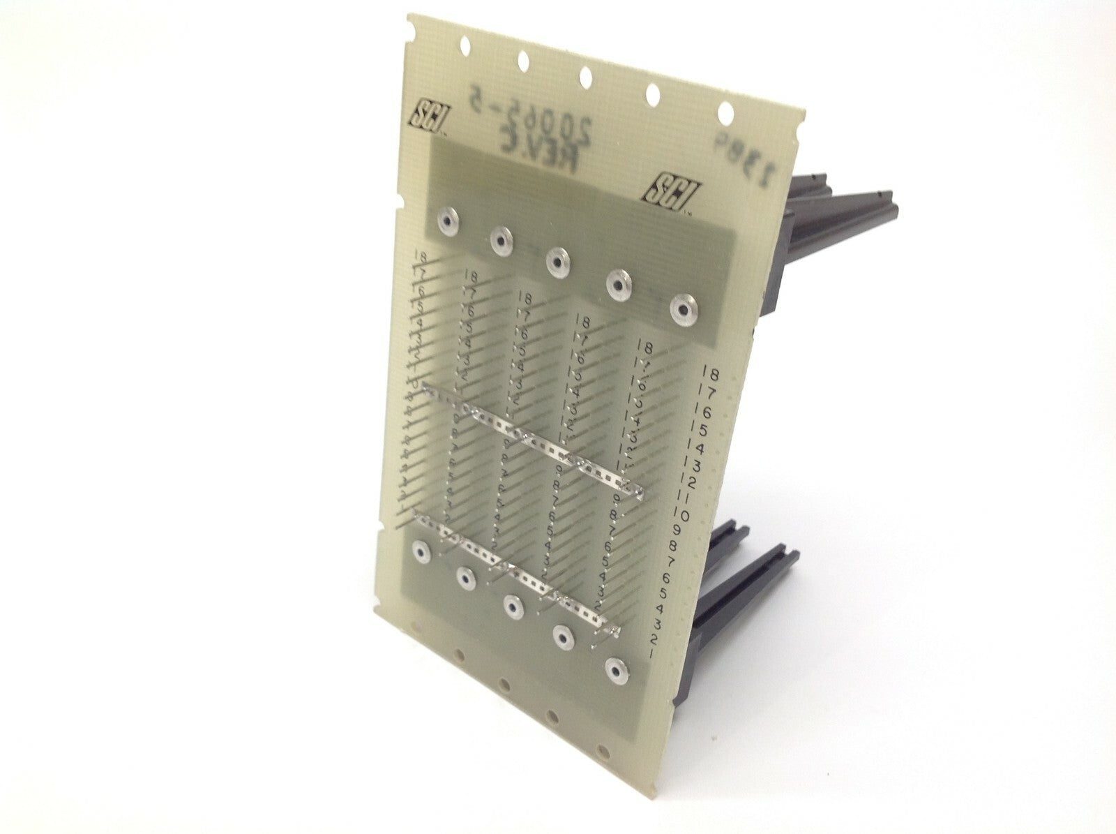 SCI 20065-5 Rev. C Card Rack W/ (5) EZM18HRMH-S38 Connectors - Maverick Industrial Sales