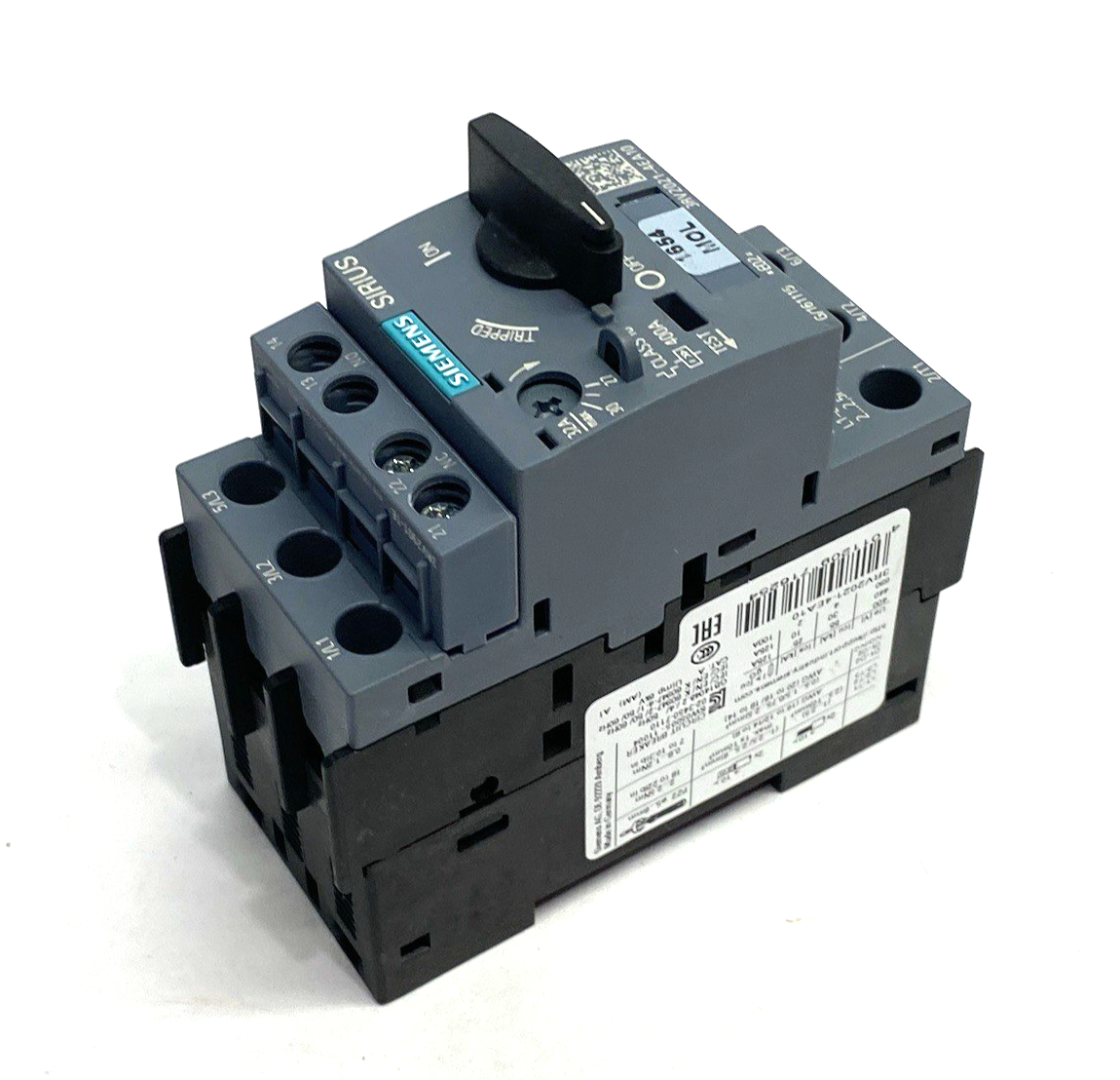 Siemens 3RV2021-4EA10 SIRIUS Motor Protection Circuit Breaker Size S00 - Maverick Industrial Sales