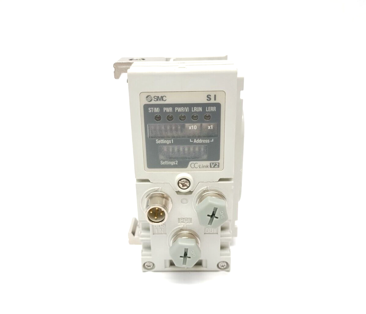 SMC EX600-SMJ1 CC-Link V2 Serial Interface Unit, Neg Com Fieldbus System - Maverick Industrial Sales