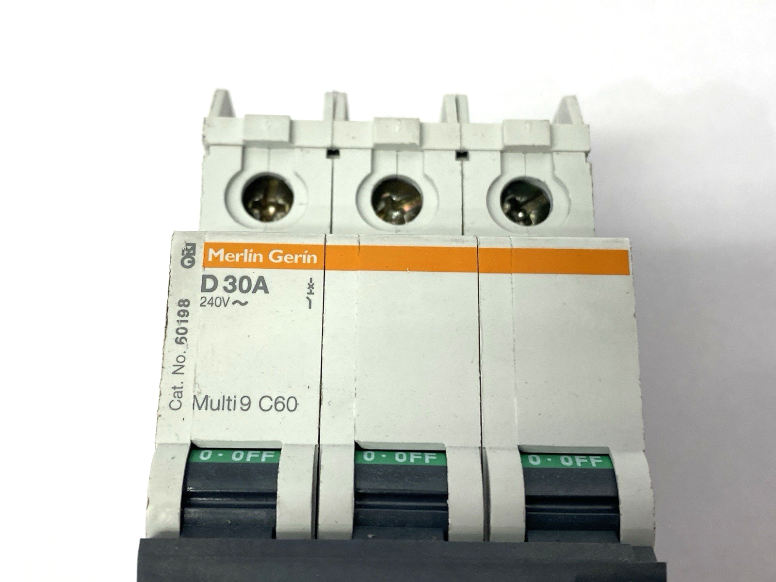 Merlin Gerin 60198 Circuit Breaker 3-Pole 30A - Maverick Industrial Sales