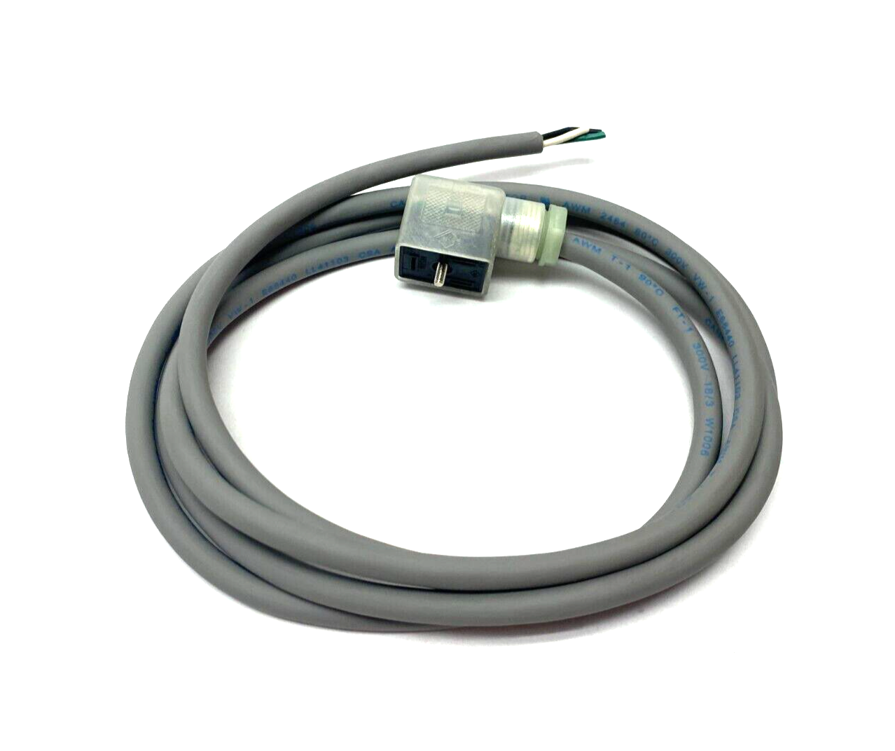 Canfield Connector Valve Plug Cordset 6' Length 3-Wire 48-120VDC/100-240VAC - Maverick Industrial Sales