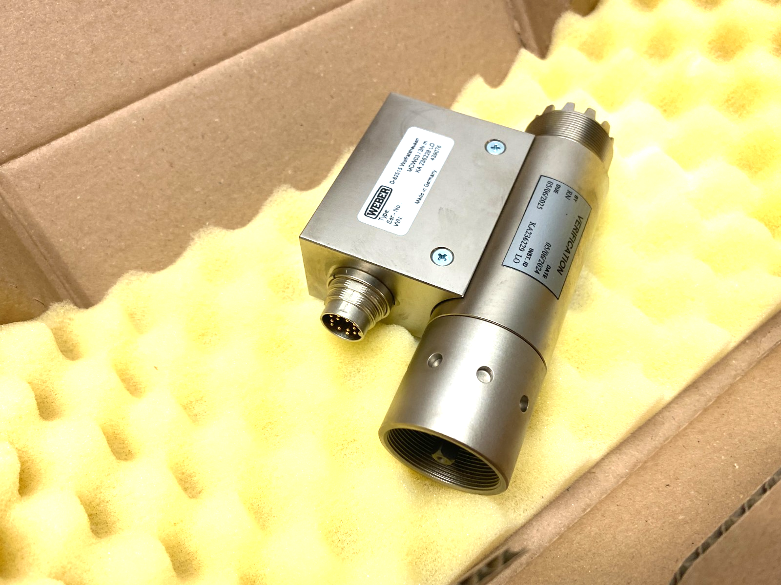 Weber mDW03/3Nm Dynamic Transducer 439076 - Maverick Industrial Sales