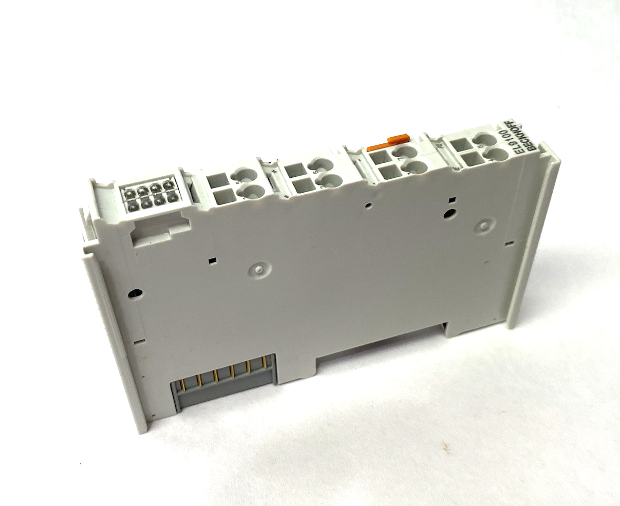 Beckhoff EL9100 Potential Supply/Voltage Supply Terminal Module, 24VDC 10A - Maverick Industrial Sales