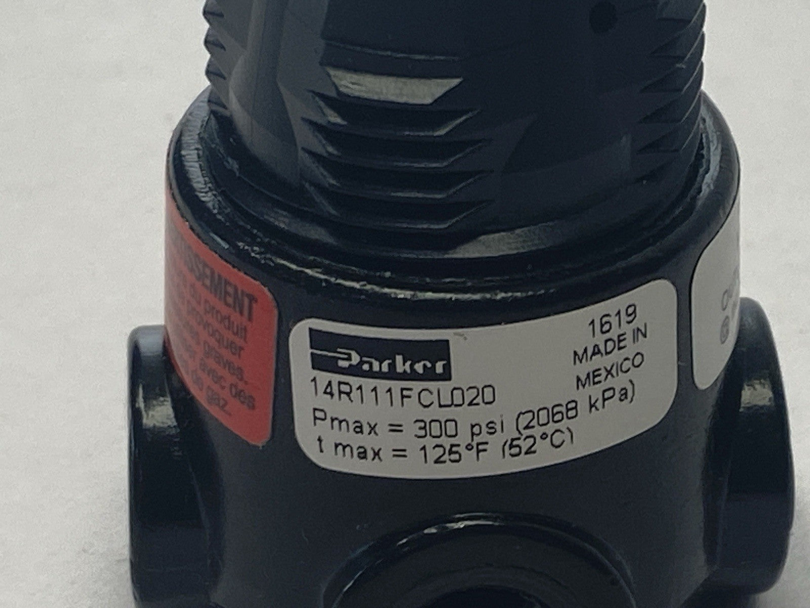 Parker 14R111FCL020 Pneumatic Regulator 1/4" NPT Ports 300psi Max Pressure - Maverick Industrial Sales