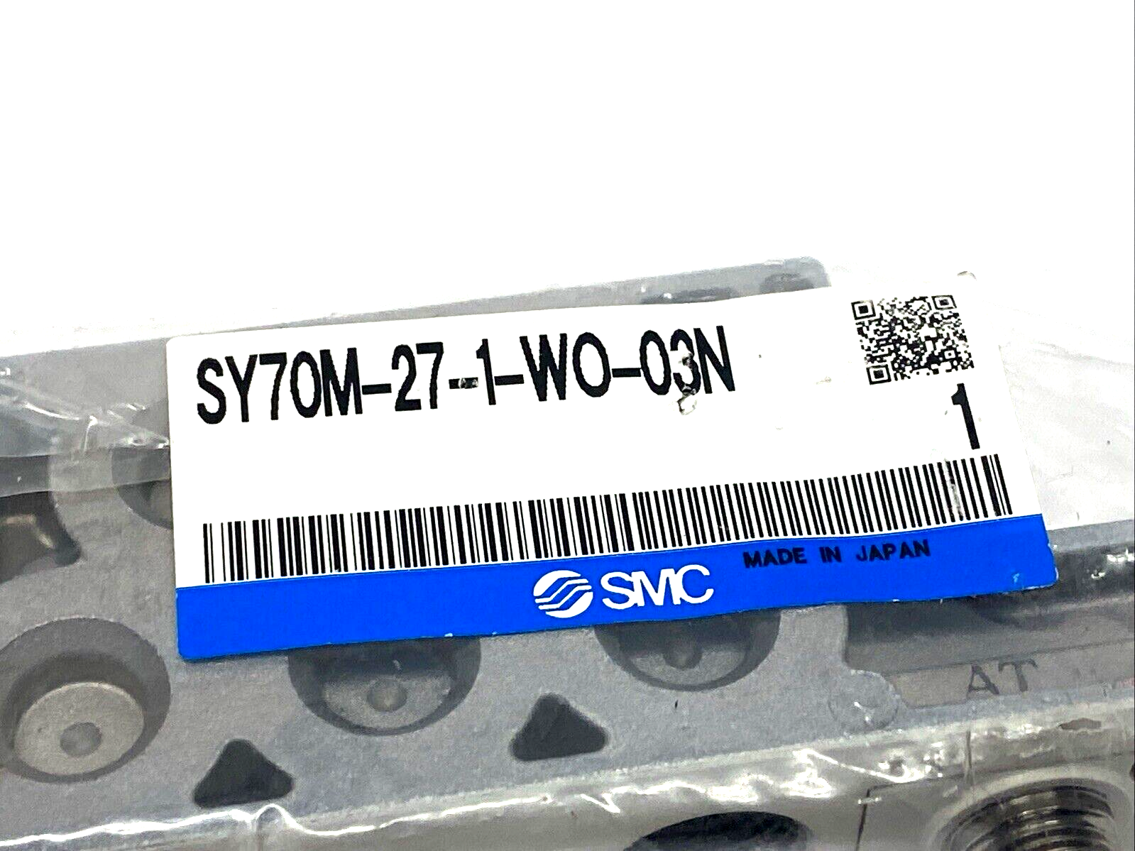 SMC SY70M-27-1-WO-03N Solenoid Valve Subplate - Maverick Industrial Sales
