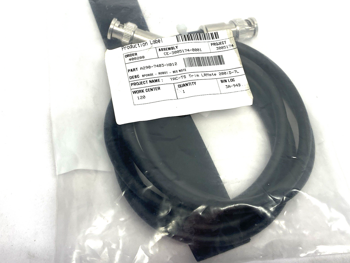 Fanuc 2008-T426 Coaxial Cable Assembly w/ Robot Sponge Kit - Maverick Industrial Sales