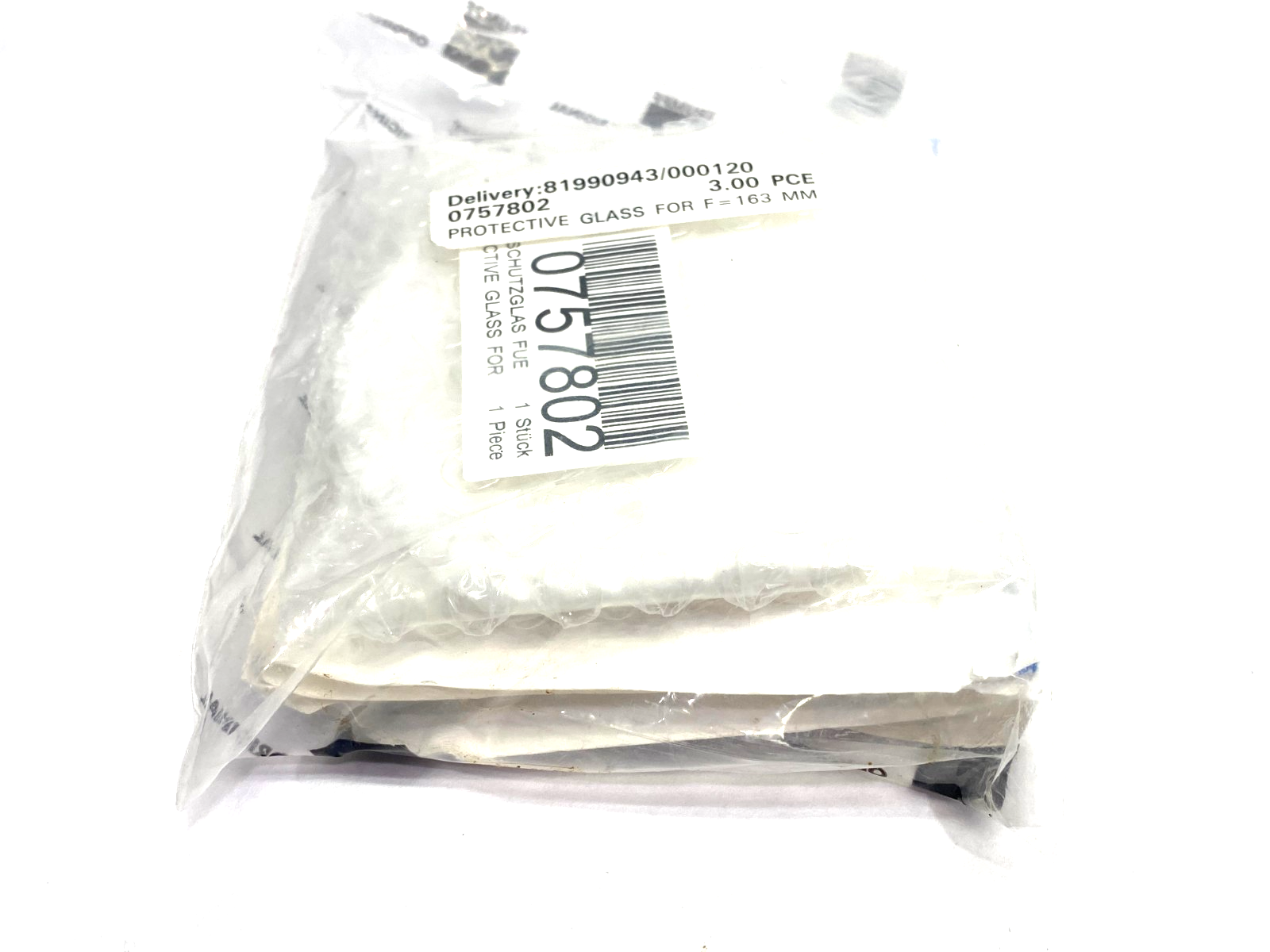 0757802 | Trumpf Protective Glass for F=163mm PKG OF 3 - New - Maverick Industrial Sales