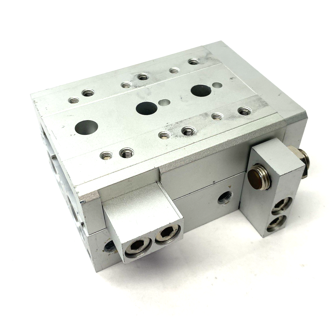SMC MXS25-50 Double Acting Guided Cylinder Slide Table 25mm Bore 50mm Stroke - Maverick Industrial Sales