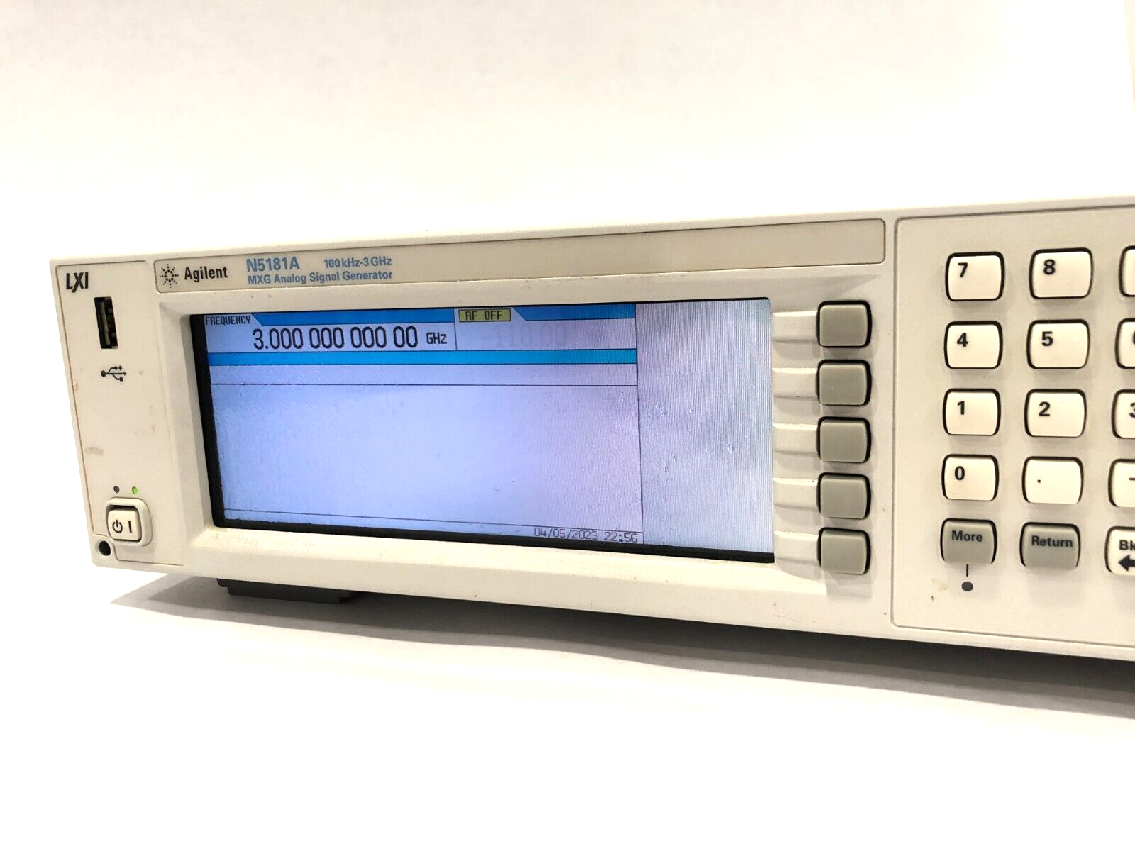 Agilent N5181A MXG Analog Signal Generator, 100 kHz - 3 GHz, MY49060885 - Maverick Industrial Sales