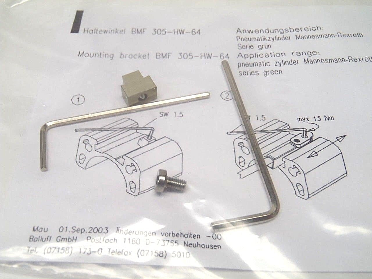 Balluff BAM00M9 / BMF 305-HW-64 Magnetic Field Sensor BMF Mounting Bracket - Maverick Industrial Sales