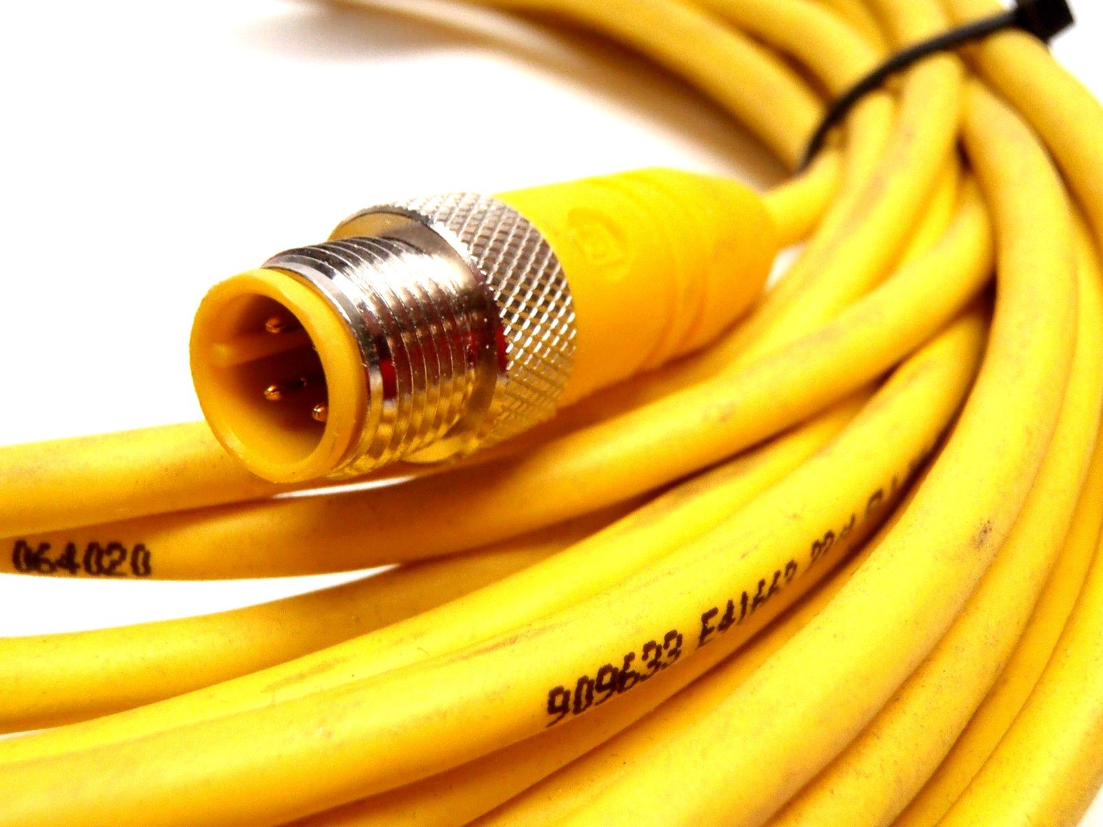 600001472, RST 4-633/10M | Lumberg Automation RST 4-633/10M Single Ended Male M12 4-Pin 600001472 - Used - Maverick Industrial Sales