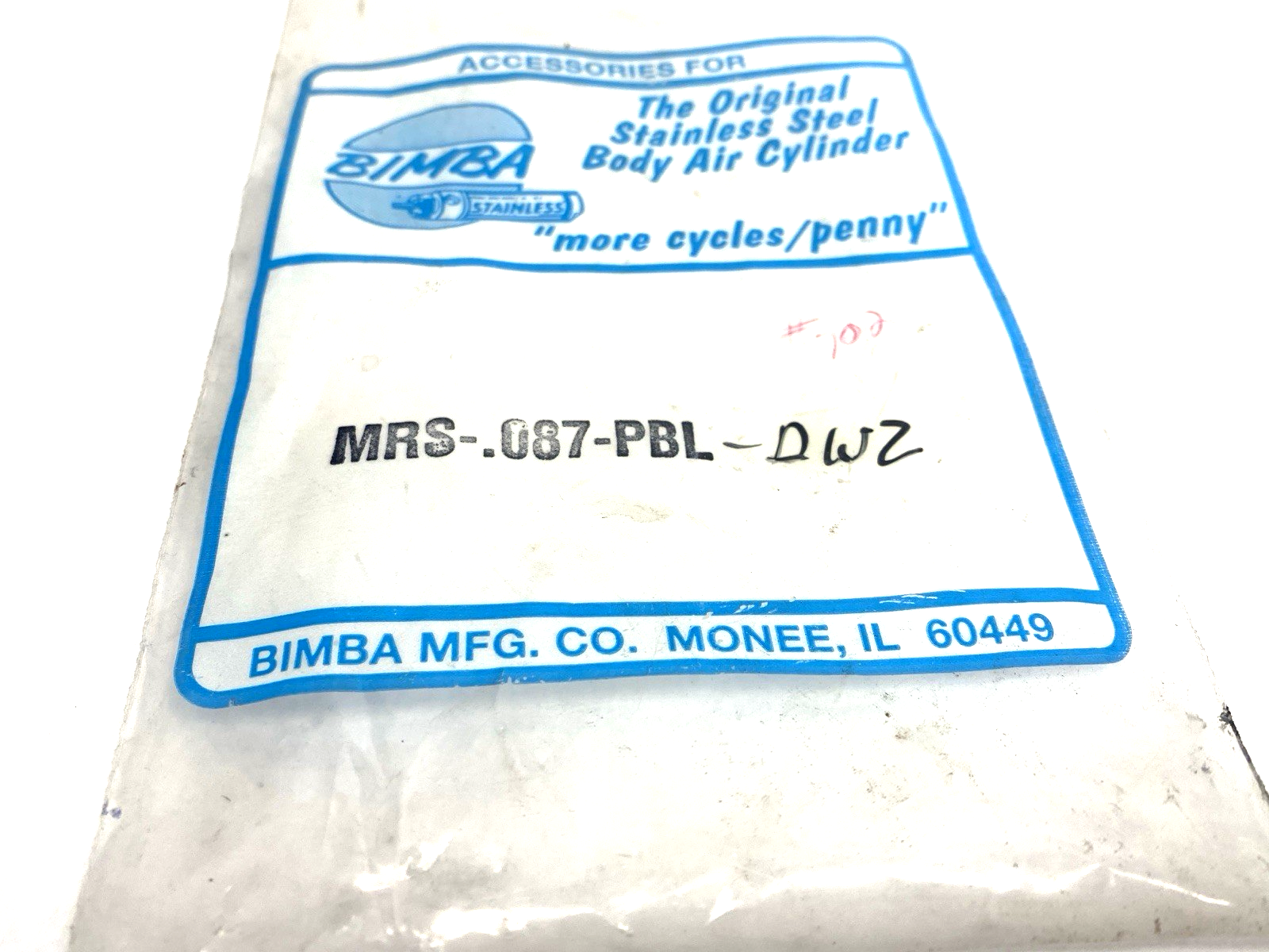 Bimba MRS-.087-PBL Magnetic Reed/Hall Effect Switch/Sensor MRS-.087-PBL-DWZ - Maverick Industrial Sales