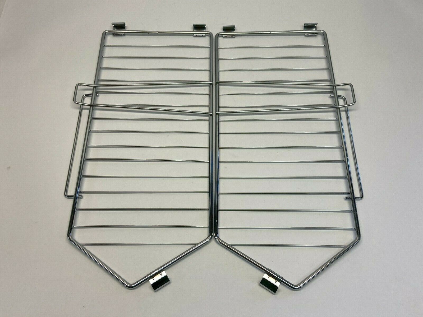 Nexel 832CP209 Chrome Side Panel SET for Stackable Wire Bin System - Maverick Industrial Sales