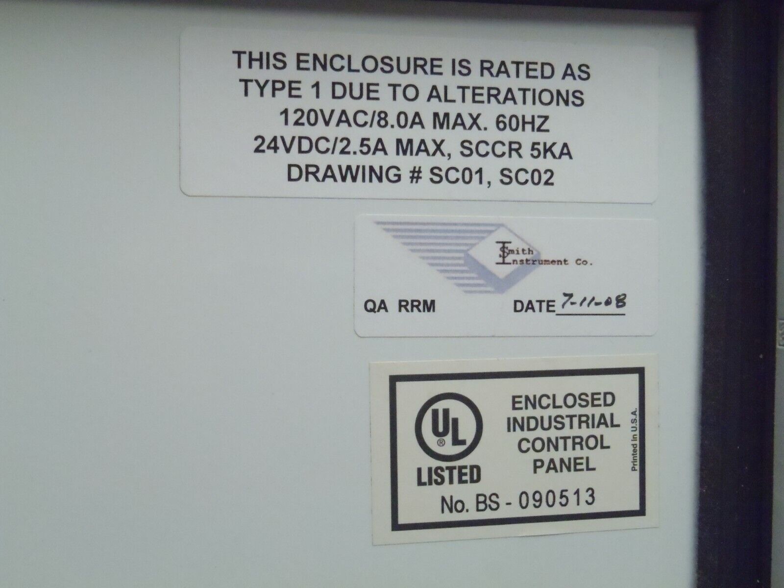 Hoffman A241606LP/SPL Industrial Control Panel Enclosure 24"x16"x6" w/ Window - Maverick Industrial Sales