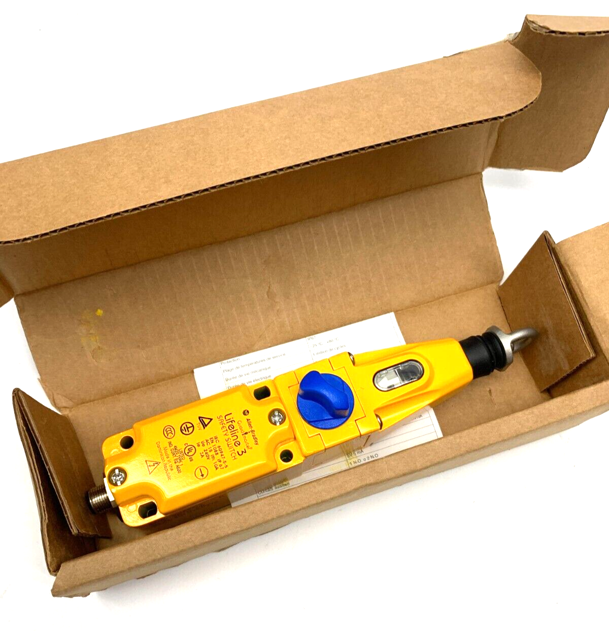 Allen Bradley 440E-D2NNNYS Ser. A Lifeline 3 Guard Master Safety Switch - Maverick Industrial Sales