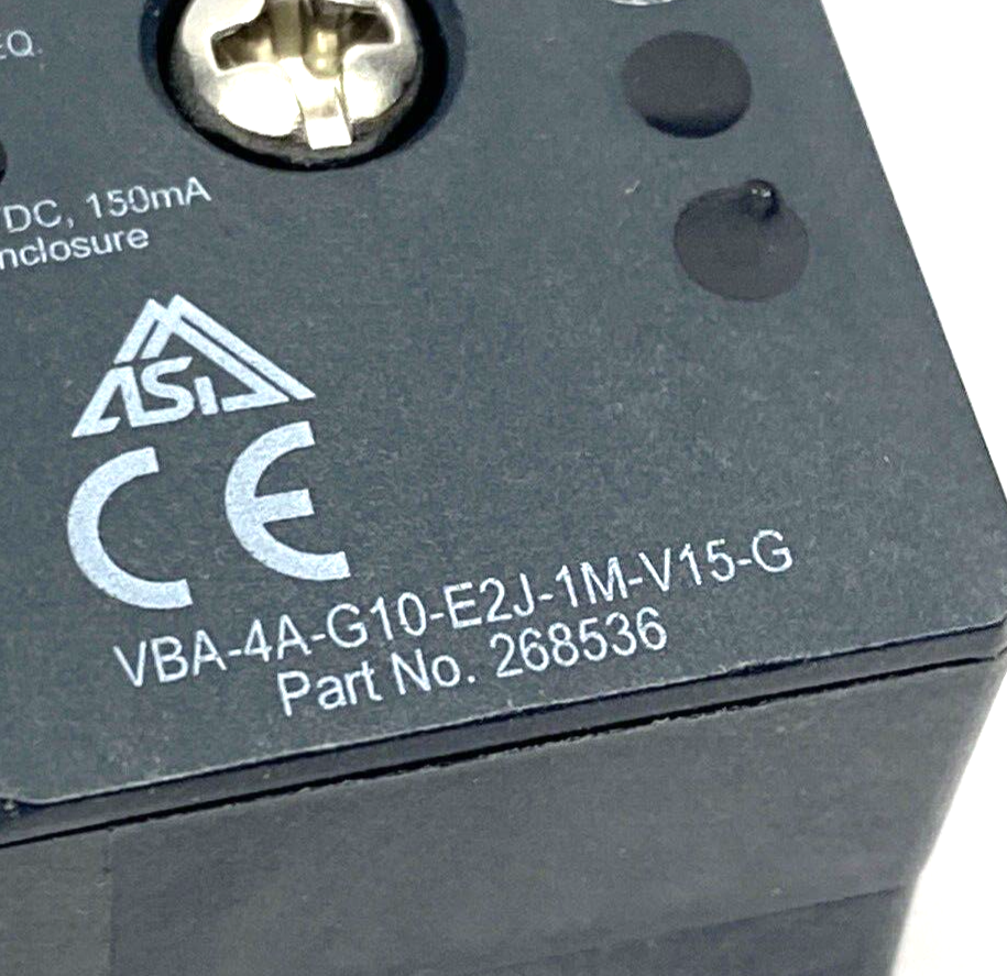 Pepperl+Fuchs VBA-4A-G10-E2J-1M-V15-G AS-Interface Actuator Module 268536 - Maverick Industrial Sales