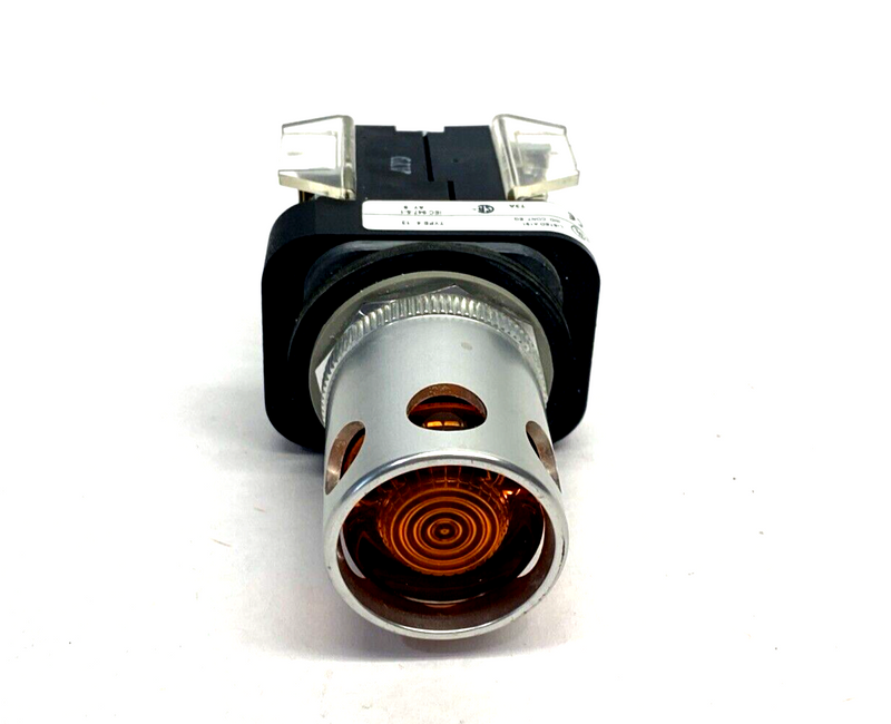 Allen Bradley 800T-QA10G Ser. T 30mm Momentary Push Button, Amber/Orange - Maverick Industrial Sales