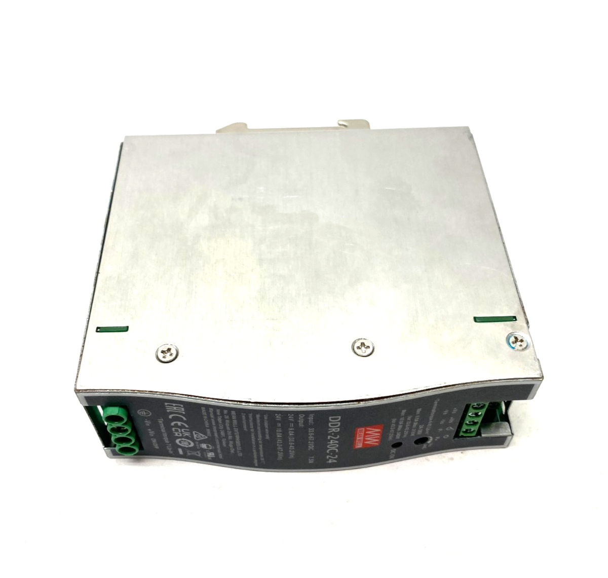 Meanwell DDR-240C-24 DC-DC Converter MISSING DIN CLIP & SPRING - Maverick Industrial Sales