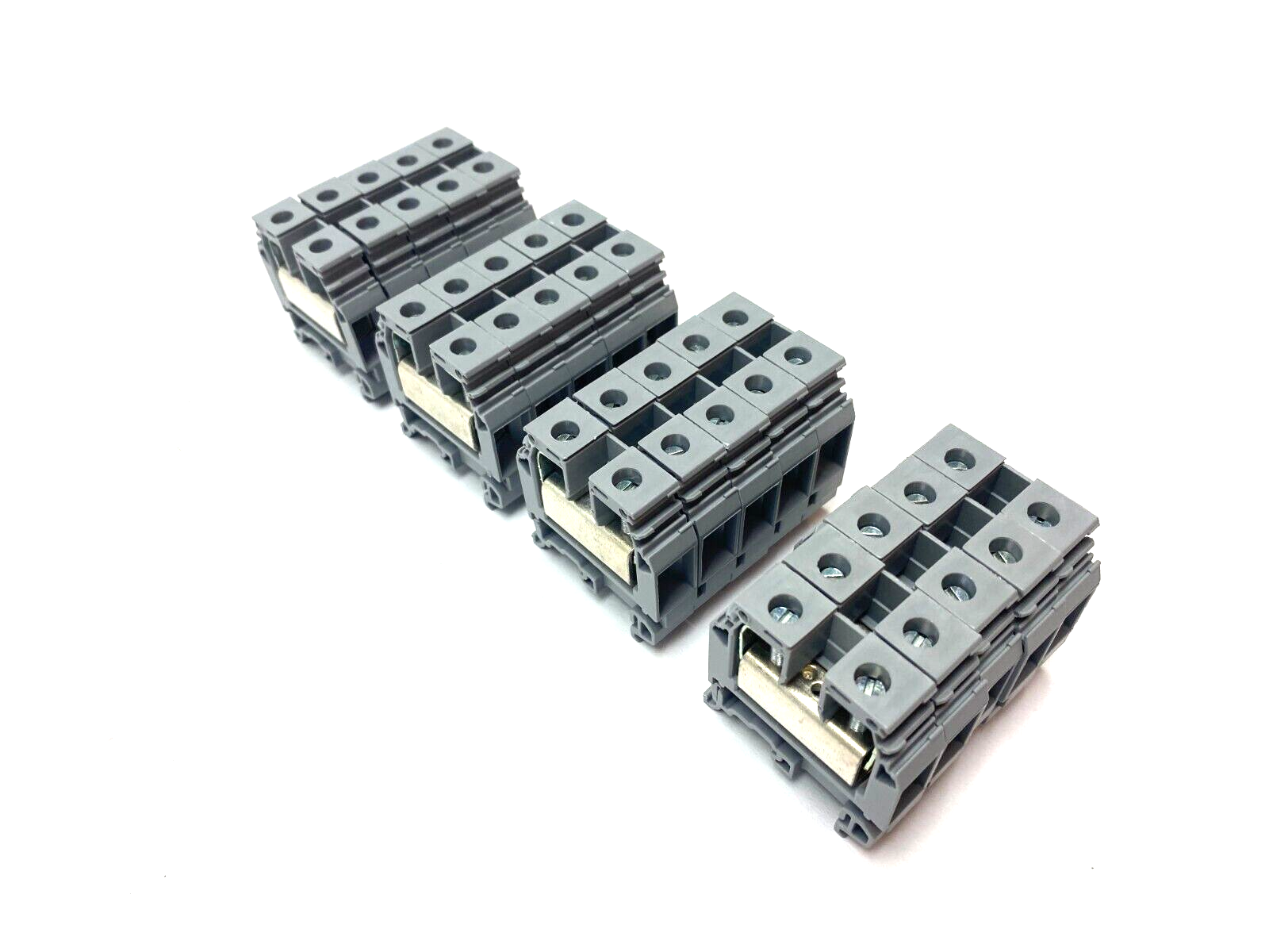 ABB Entrelec 1SNA115129R1400 Feed-Through Terminal Block Gray 12mm BOX OF 20 - Maverick Industrial Sales