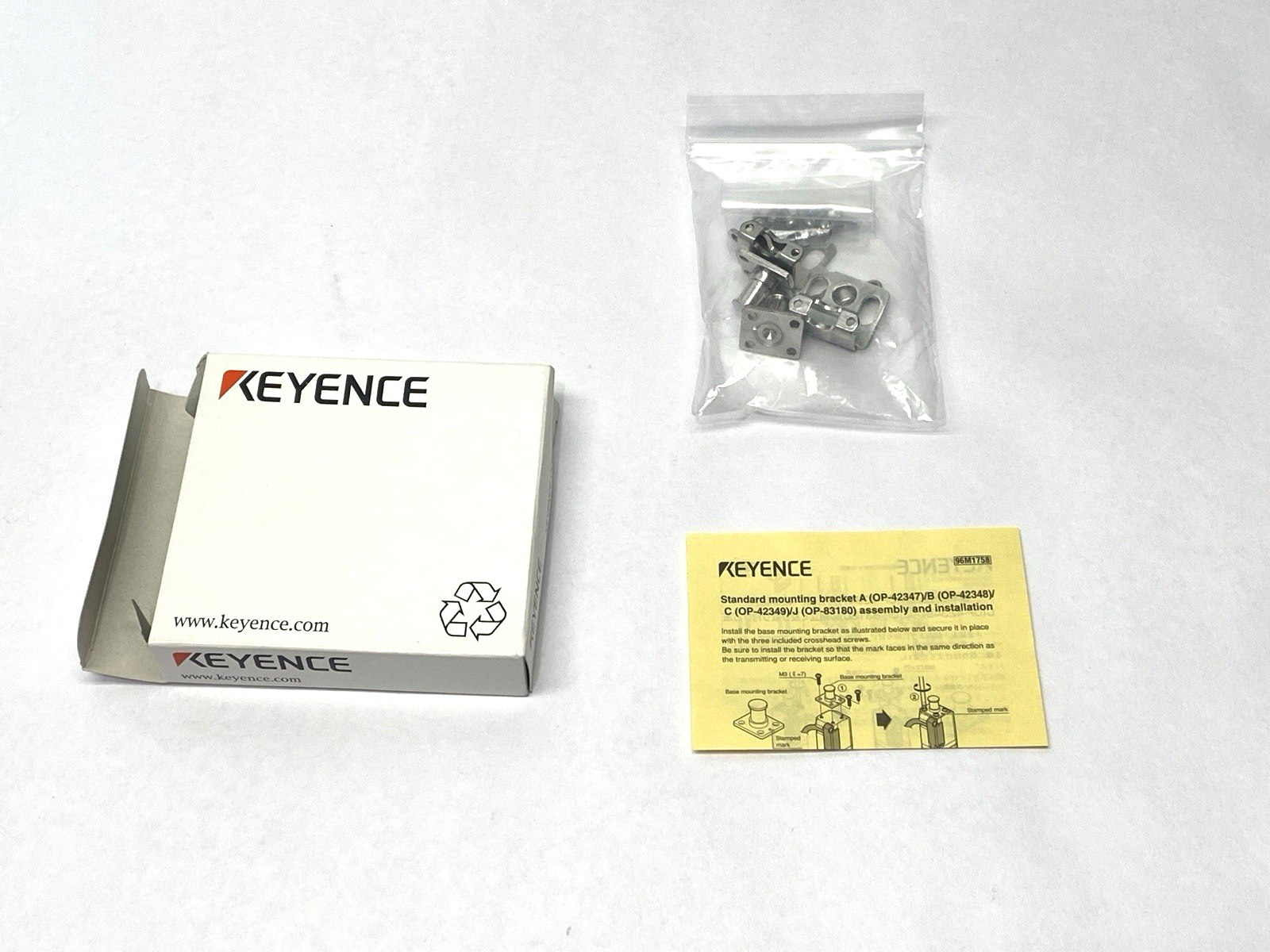 Keyence OP-83180 Standard Mounting Bracket J - Maverick Industrial Sales