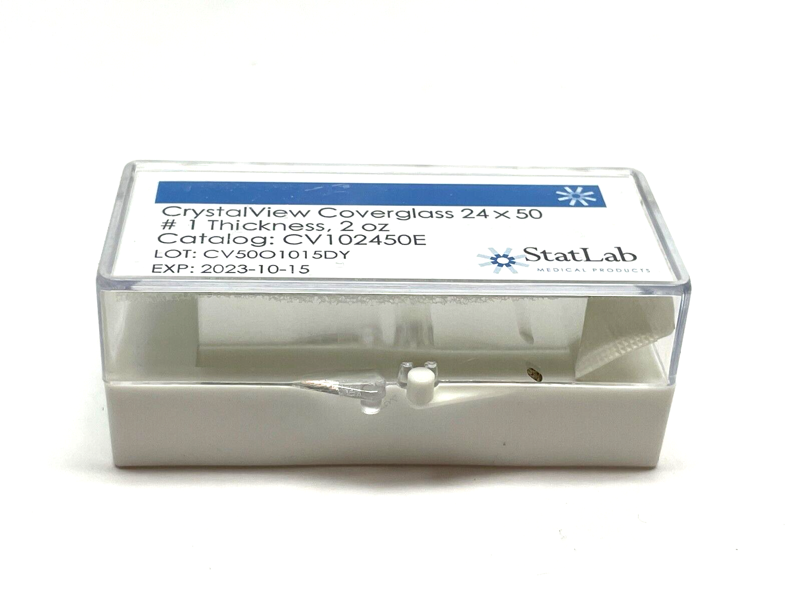 StatLab CV102450E Coverglass 24 x 50mm PKG OF 5 - Maverick Industrial Sales
