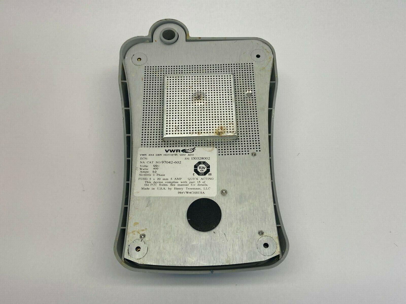 VWR 97042-602 Hot Plate Stirrer 4x4 Surface 120V 5A - Maverick Industrial Sales