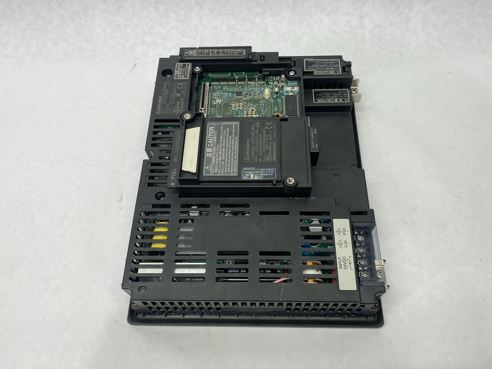 GT1562-VNBD | Mitsubishi Graphic Operation HMI Terminal GOT1000 w/ GT15-J71E71-100 - Used - Maverick Industrial Sales
