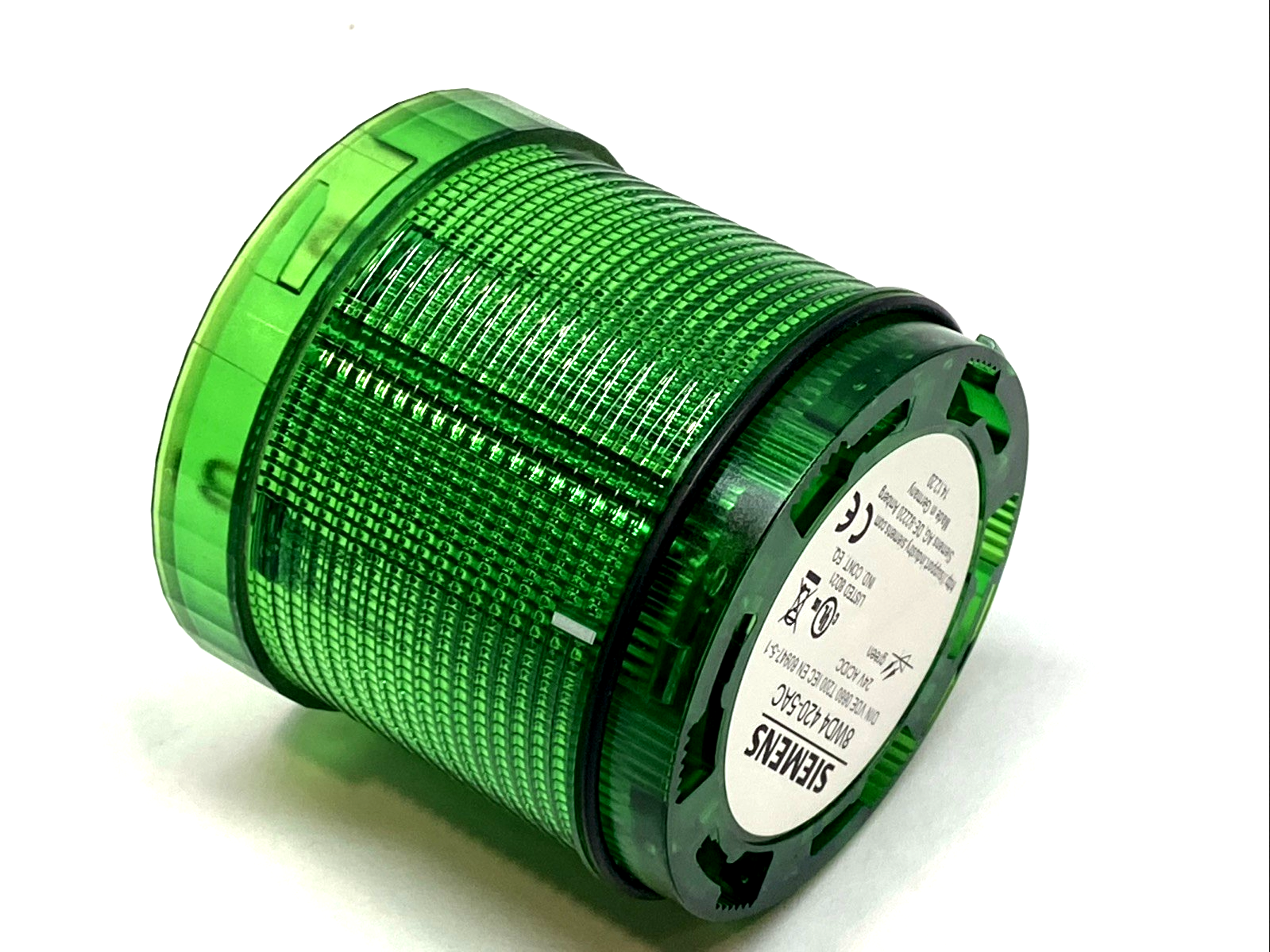 Siemens 8WD4420-5AC Green LED Stack Light Module 24V AC/DC - Maverick Industrial Sales