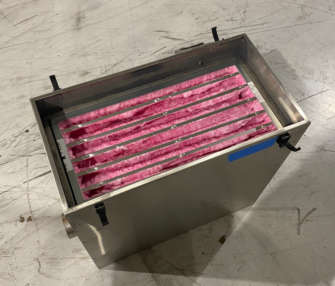 Fumex FB1 High-Capacity Pre-Filter Unit, Stainless Steel, NO CASTER WHEELS - Maverick Industrial Sales