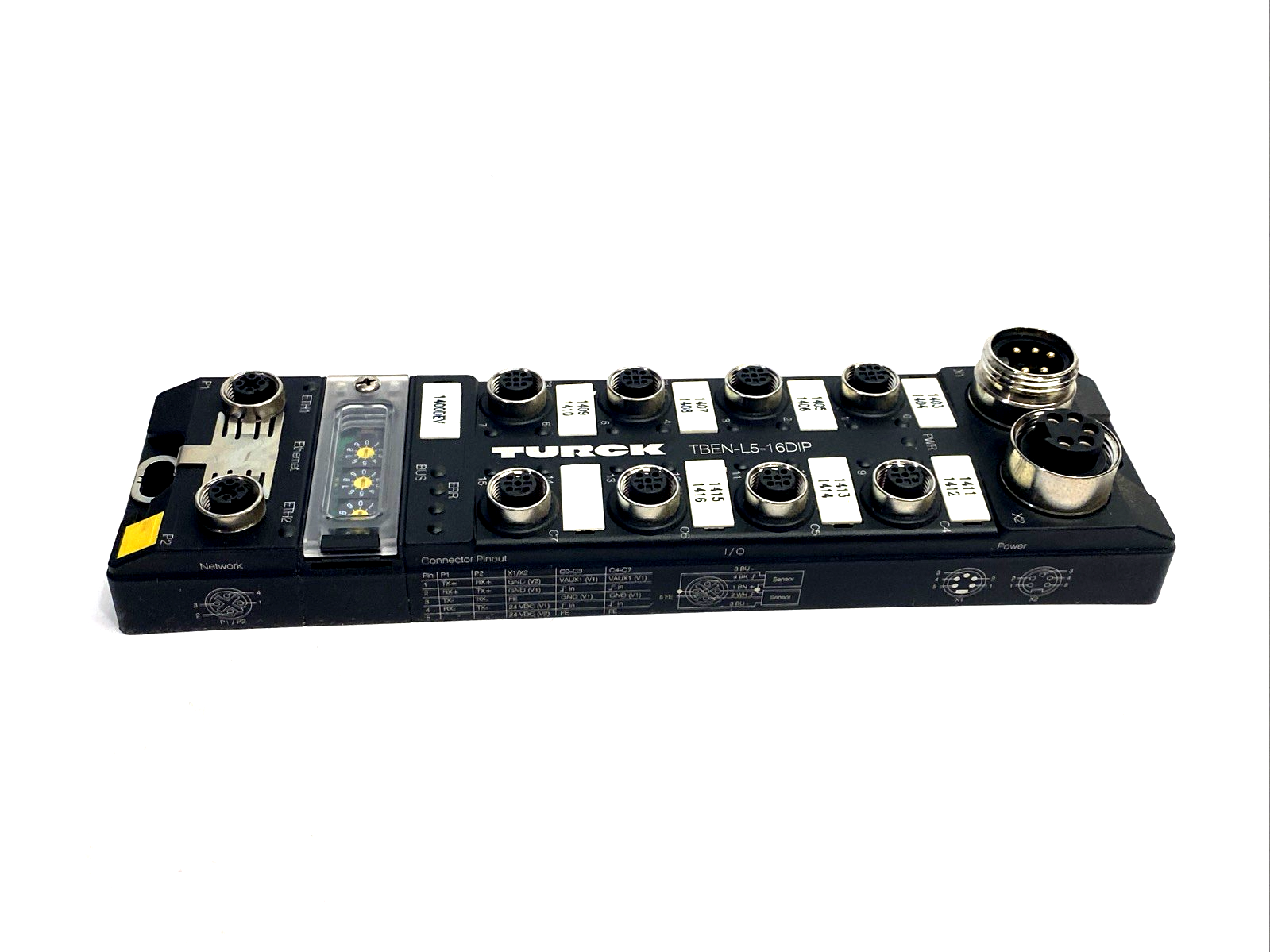 TBEN-L5-16DIP | Turck Compact Multiprotocol I/O Module For Ethernet 6814085 - Used - Maverick Industrial Sales