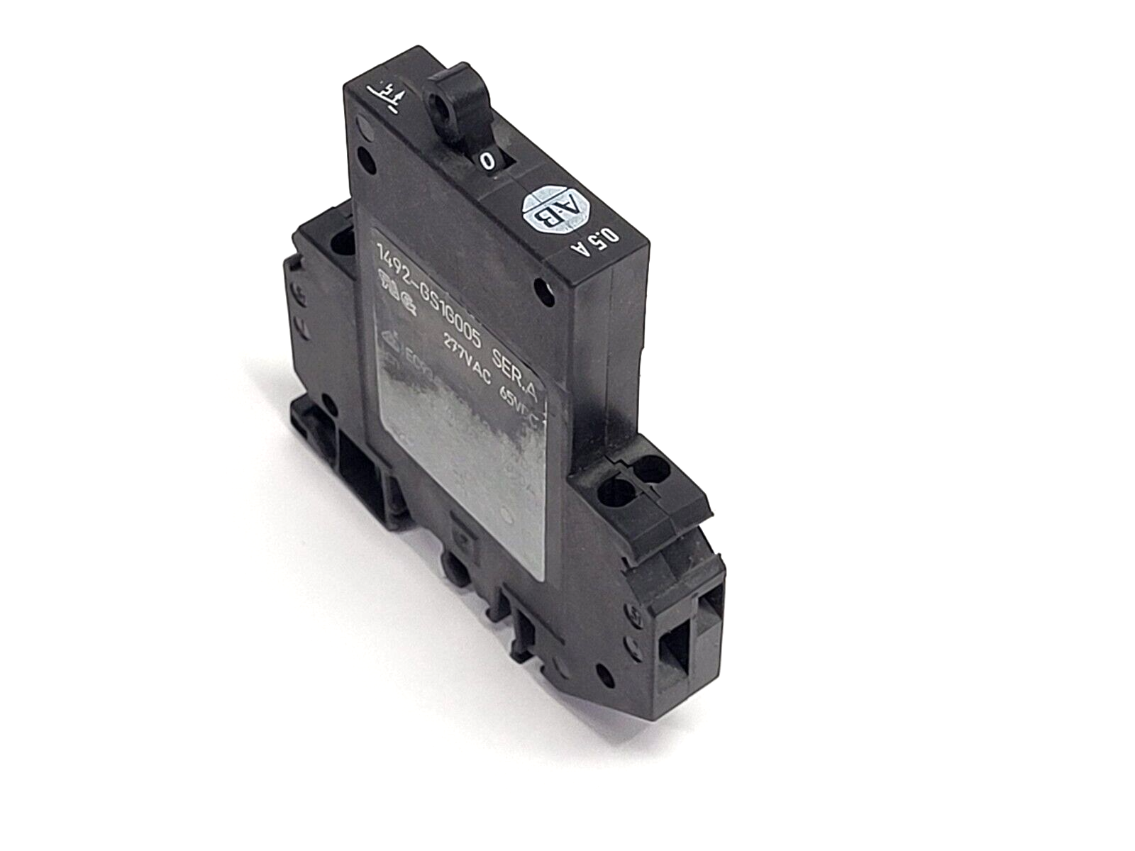 Allen Bradley 1492-GS1G005 Ser. A Miniature Circuit Breaker 0.5A 1P 277VAC 65VDC - Maverick Industrial Sales