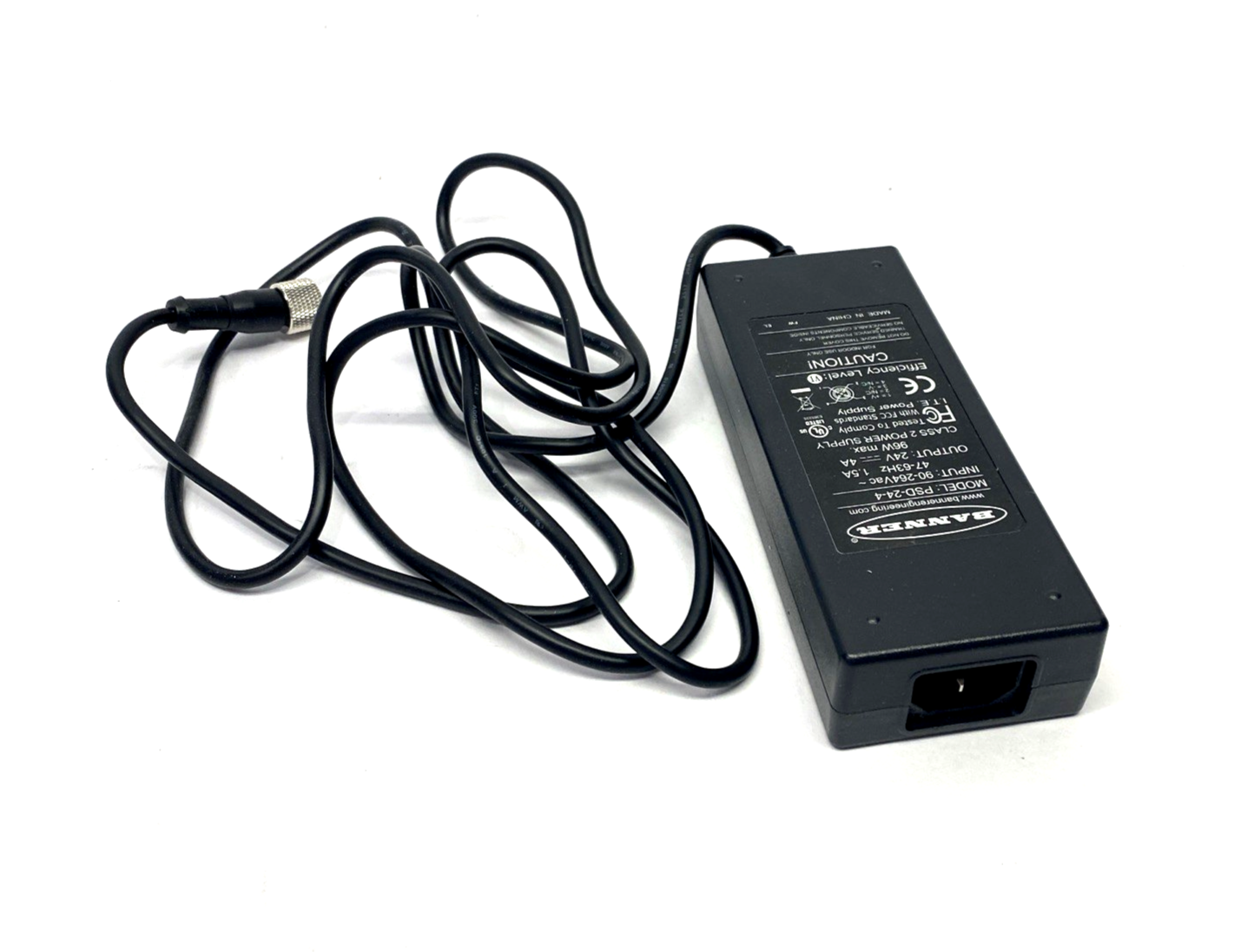 Banner PSD-24-4 DC Power Supply, Desktop Style/Outlet Plug 85811 - Maverick Industrial Sales