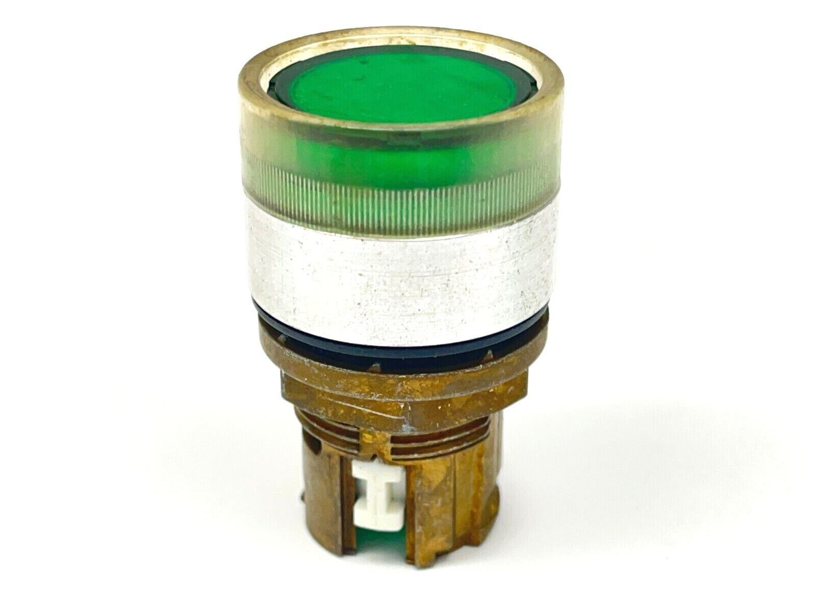 Allen Bradley 800EM-LF3 Momentary Illuminated Push Button Green - Maverick Industrial Sales